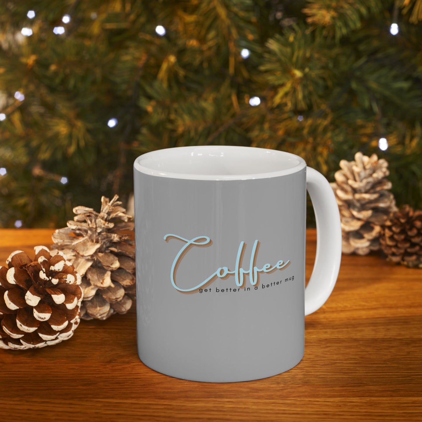 Ceramic Mug, (11oz, 15oz) _ N2+ Series CM11&15OZ PT2WP009_ Customizable Limited Edition Luxury to Your Daily Routine by WesternWaves: