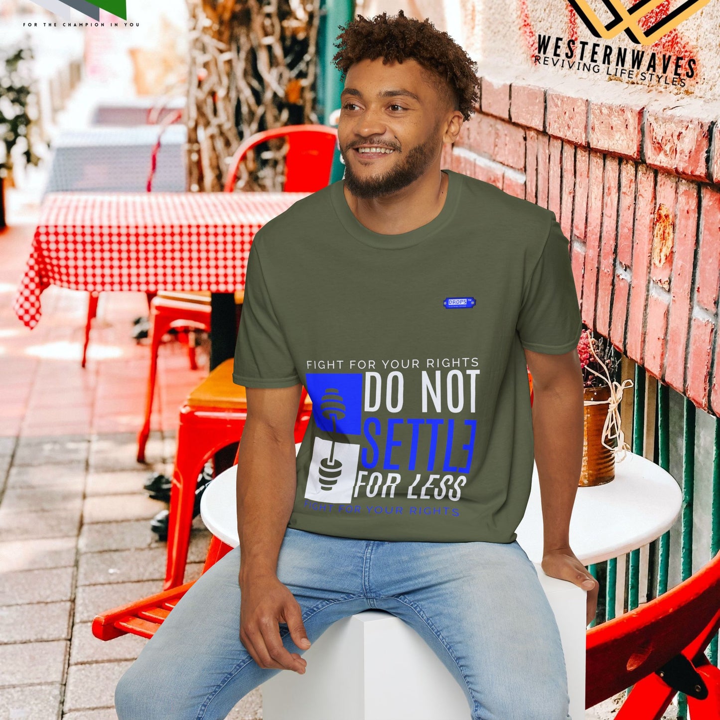 Unisex Softstyle T-Shirt_ N2 Series SPW USSTS FT2WW009_ Redefine Relaxation Limited Edition by WesternWaves: