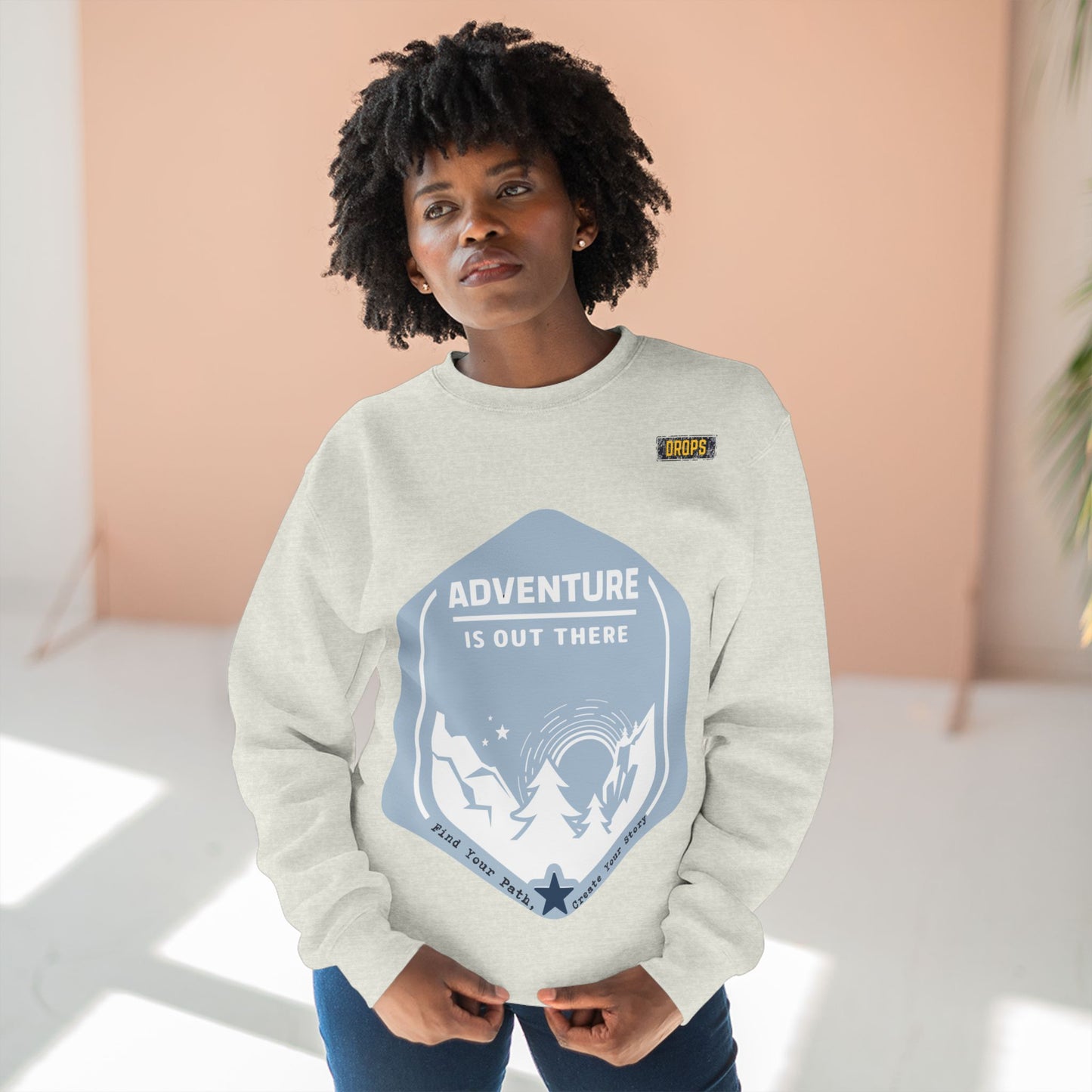 Unisex Crewneck Sweatshirt_ 04 July 2025_ Limited Edition Outdoor Gift for Adventure Lovers by WesternWaves: