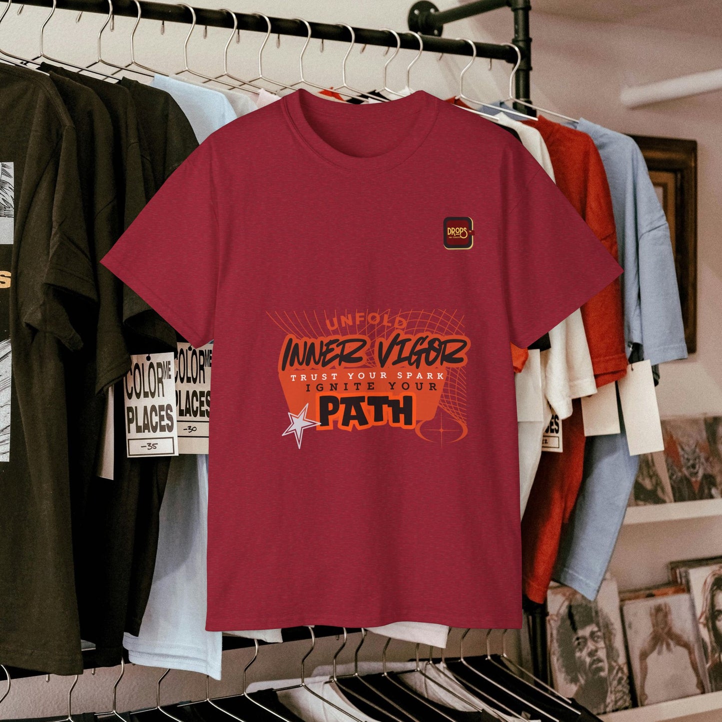 Inspirational Unisex Ultra Cotton Tee_ N6+ Series IPUSUCTEE PT2WW001_ Limited Edition by WesternWaves:
