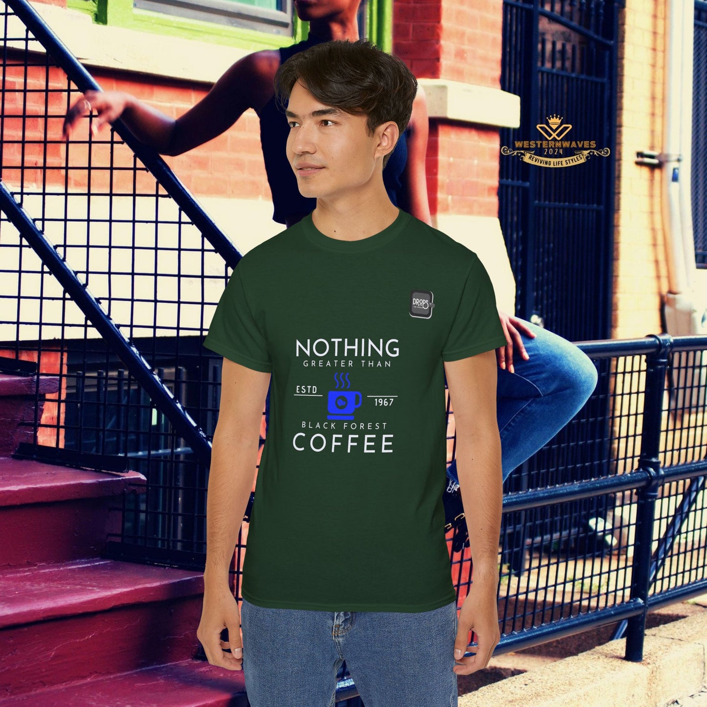 Unisex Ultra Cotton Tee_ Classic Comfort Unleashed_ N2+ Series USUCTEE PT2WW006_ Limited Edition Maximum Comfort & Style by WesternWaves: