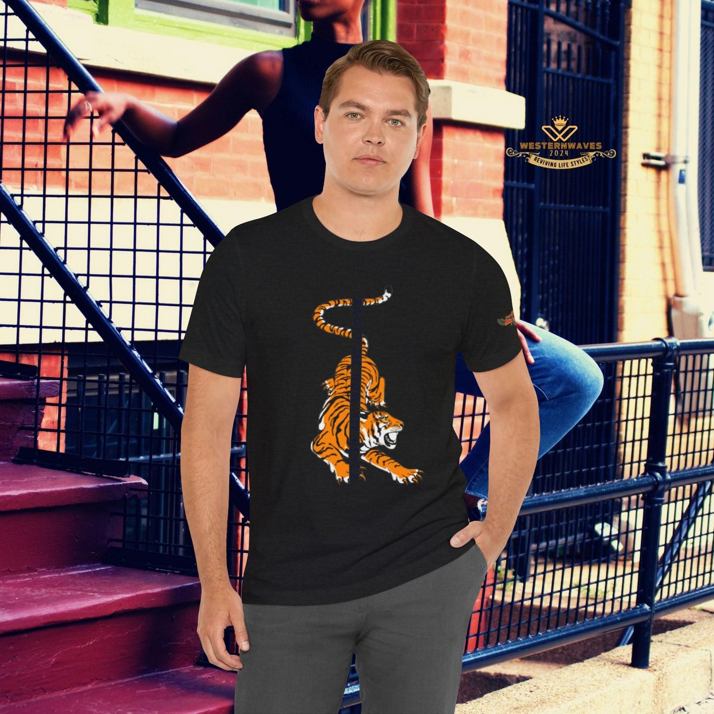 Unisex Jersey Short Sleeve Tee_ N2 Series PT2WW003_Limited Edition by WesternWaves: