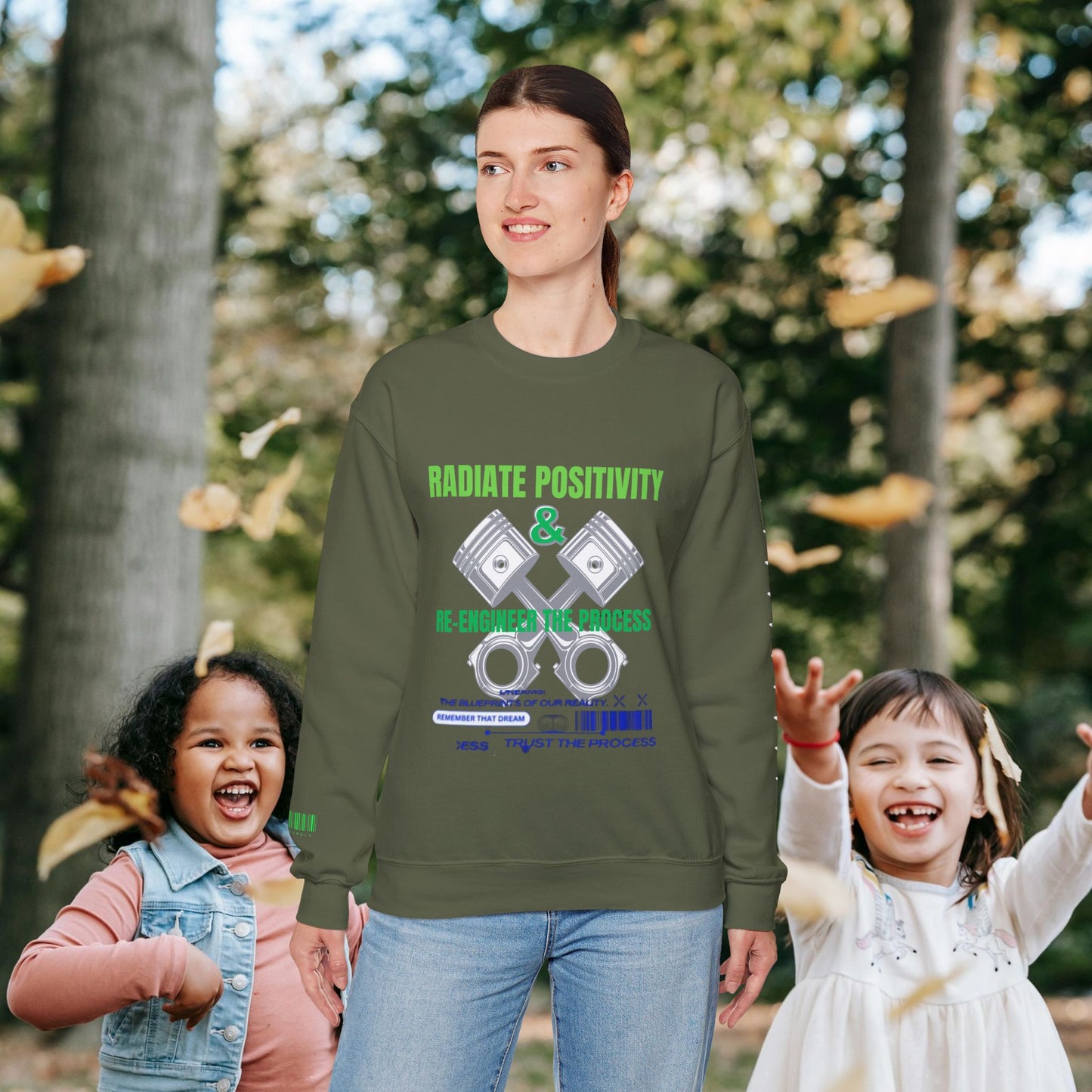 Unisex Heavy Blend™ Crewneck Sweatshirt_ N3+ Series UHBCSS PT2WW006_ Limited Edition Pure Luxury By WesternWaves: