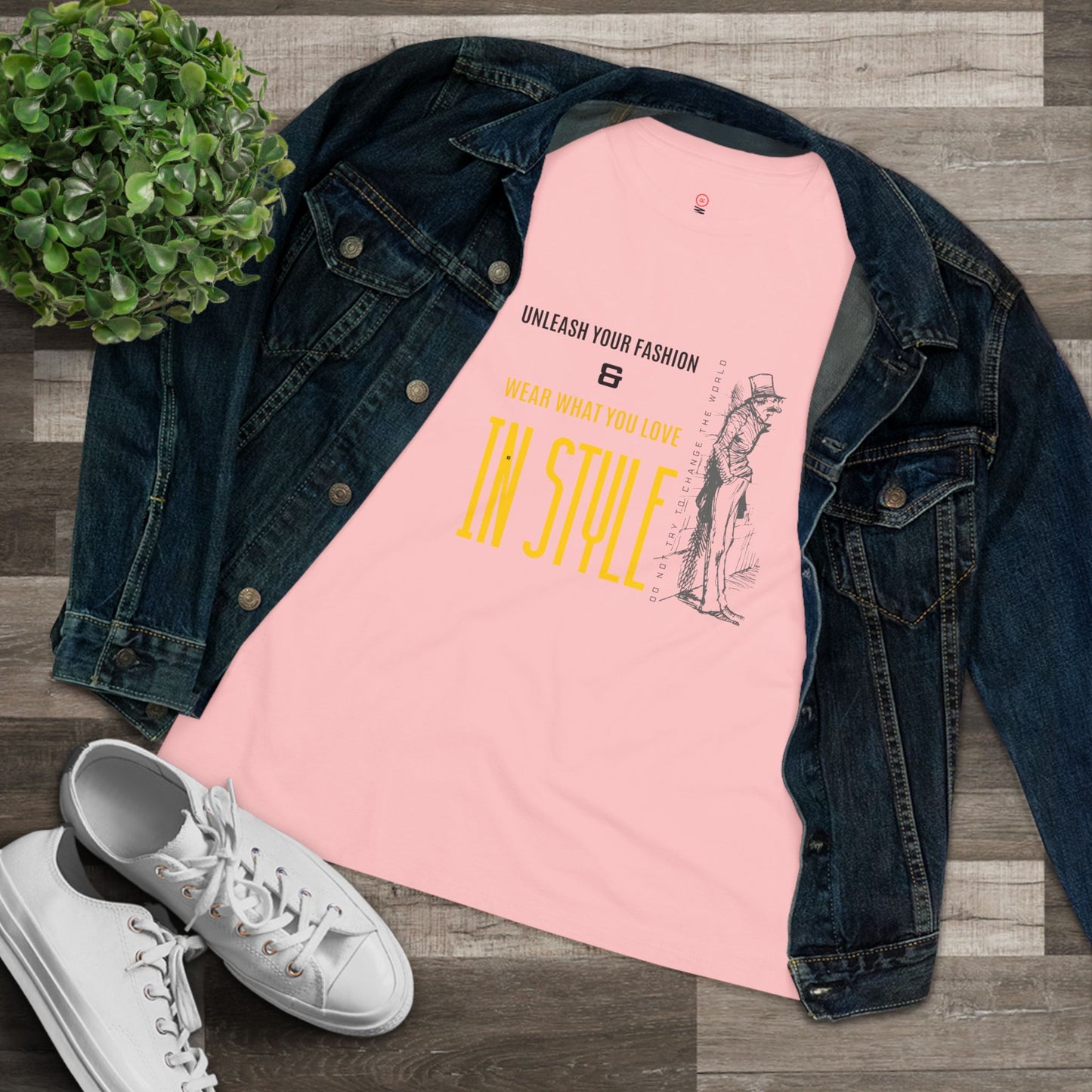 Women's Cotton Tee_ N2 Series WCTEE PT2WW001_ Cozy Comfort Limited Edition By WesternWaves: