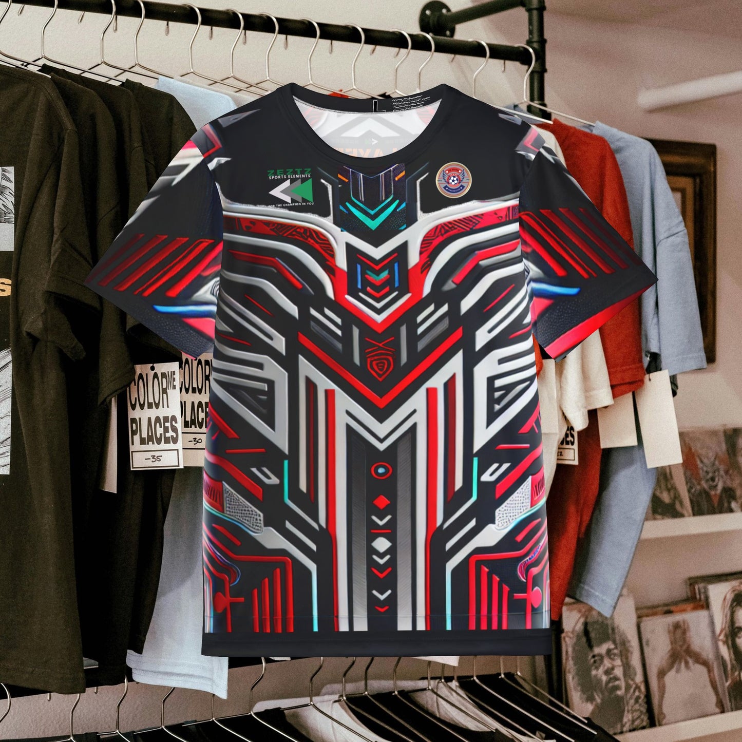Men's Sports Jersey_ Series UWD 063_ Limited Edition Stylish Soccer T-shirt by WesternWaves: