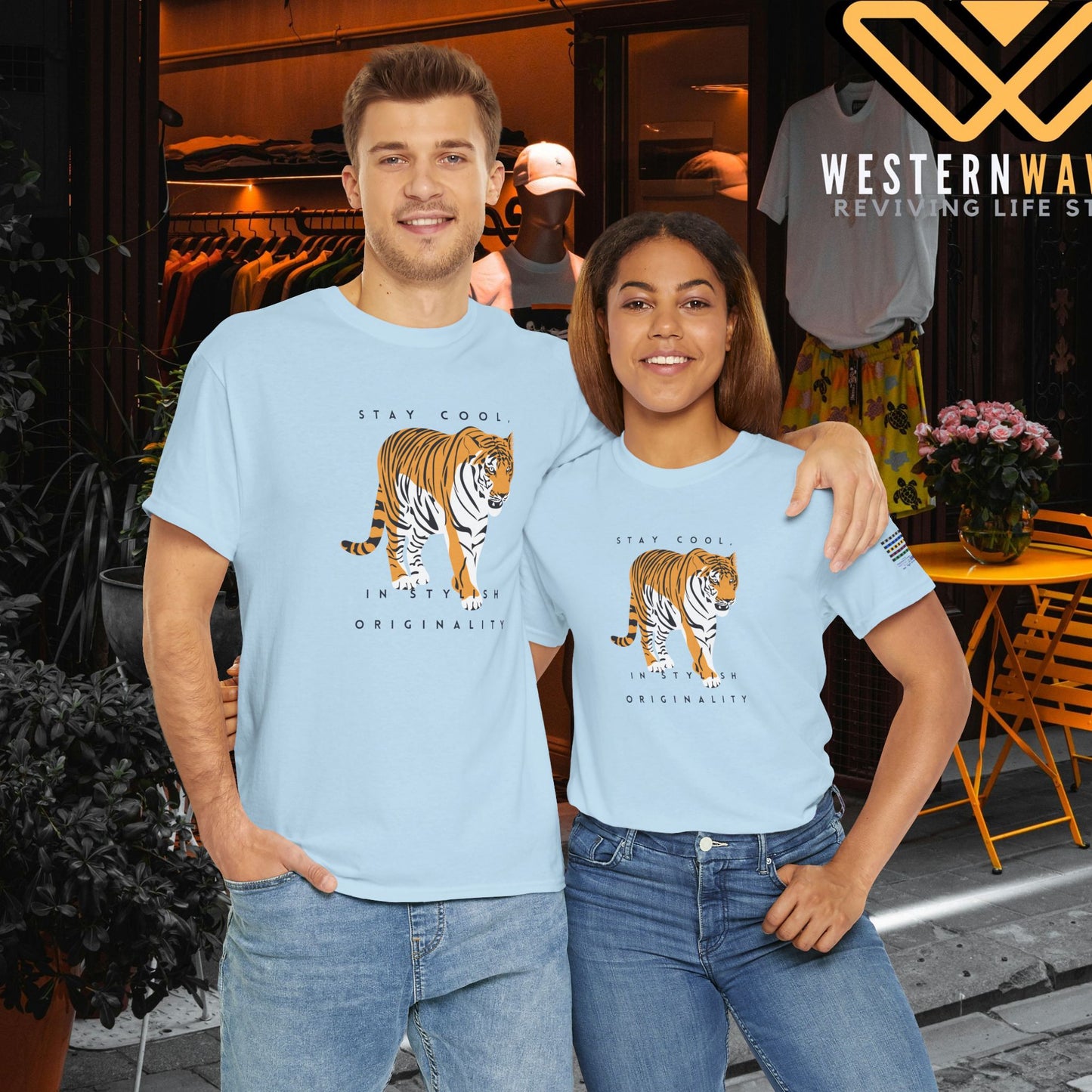 Unisex Heavy Cotton Tee_ Crafted from premium 100% cotton_ N+ Series UHCT PT2WV011_ Limited Edition by WesternWaves: