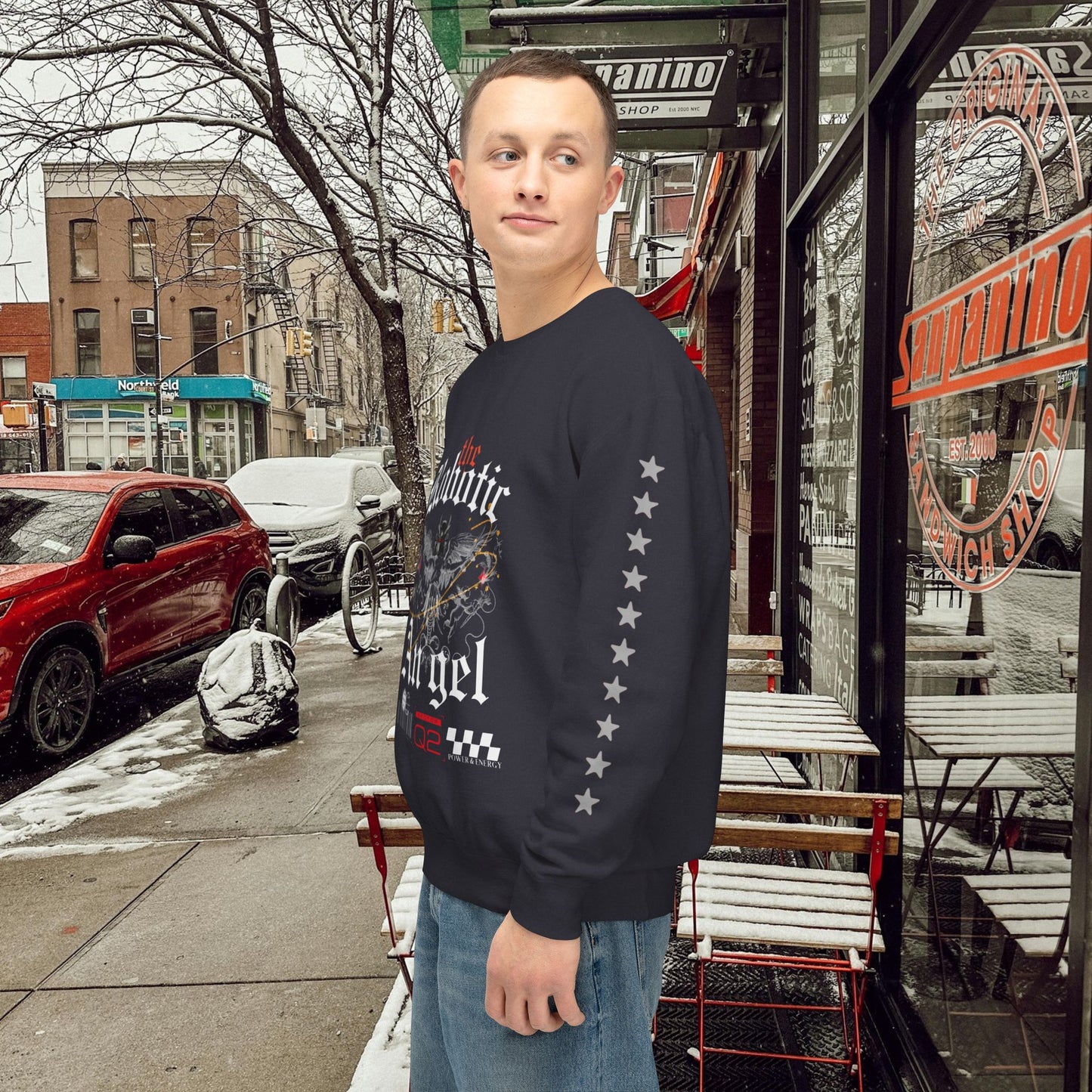 Unisex Lightweight Crewneck Sweatshirt_ N3+ Series ULWCSS PT2WW012_ Limited Edition Unparalleled Quality by WesternWaves: