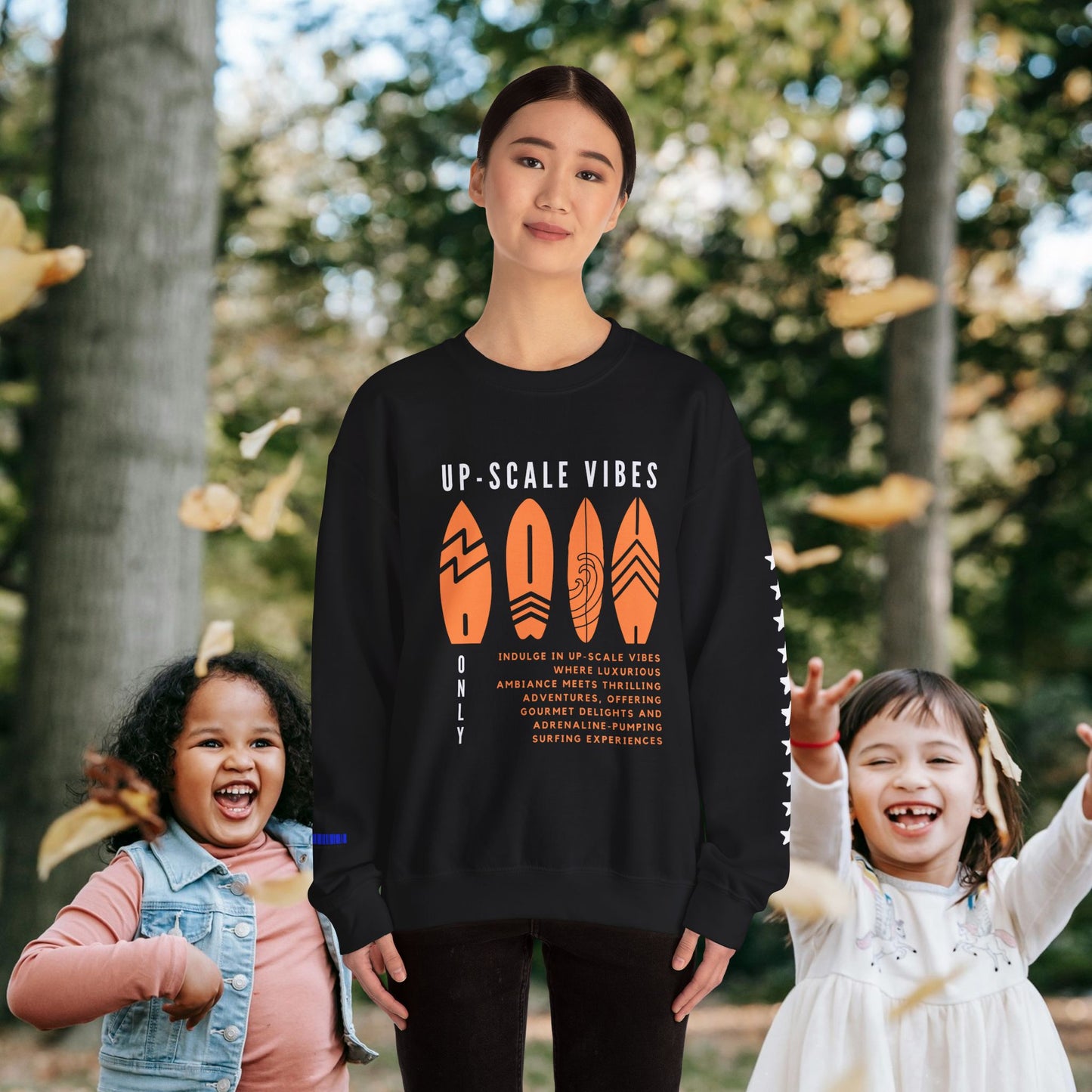 Unisex Heavy Blend™ Crewneck Sweatshirt_ N3+ Series UHBCSS PT2WW009_ Limited Edition Pure Luxury by WesternWaves: