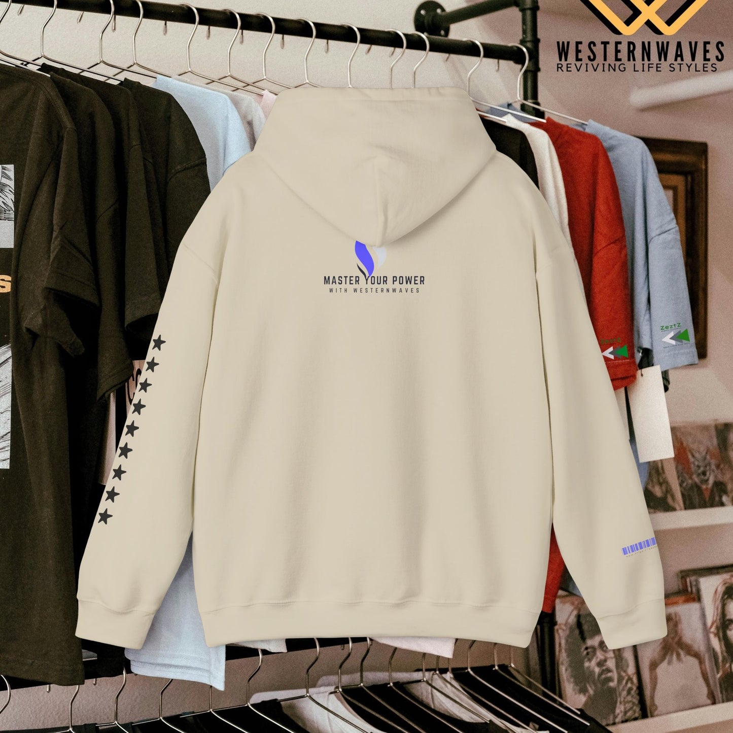 Unisex Heavy Blend™ Crewneck Sweatshirt_ N3+ Series UHBCSS PT2WW008_ Limited Edition Comfort & Style by WesternWaves: