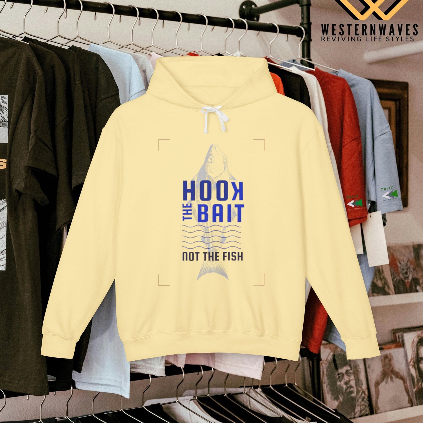 Unisex Lightweight Hooded Sweatshirt – N2+ Series USLWHSS PT2WW018_ Limited Edition Crafted Comfort by WesternWaves: