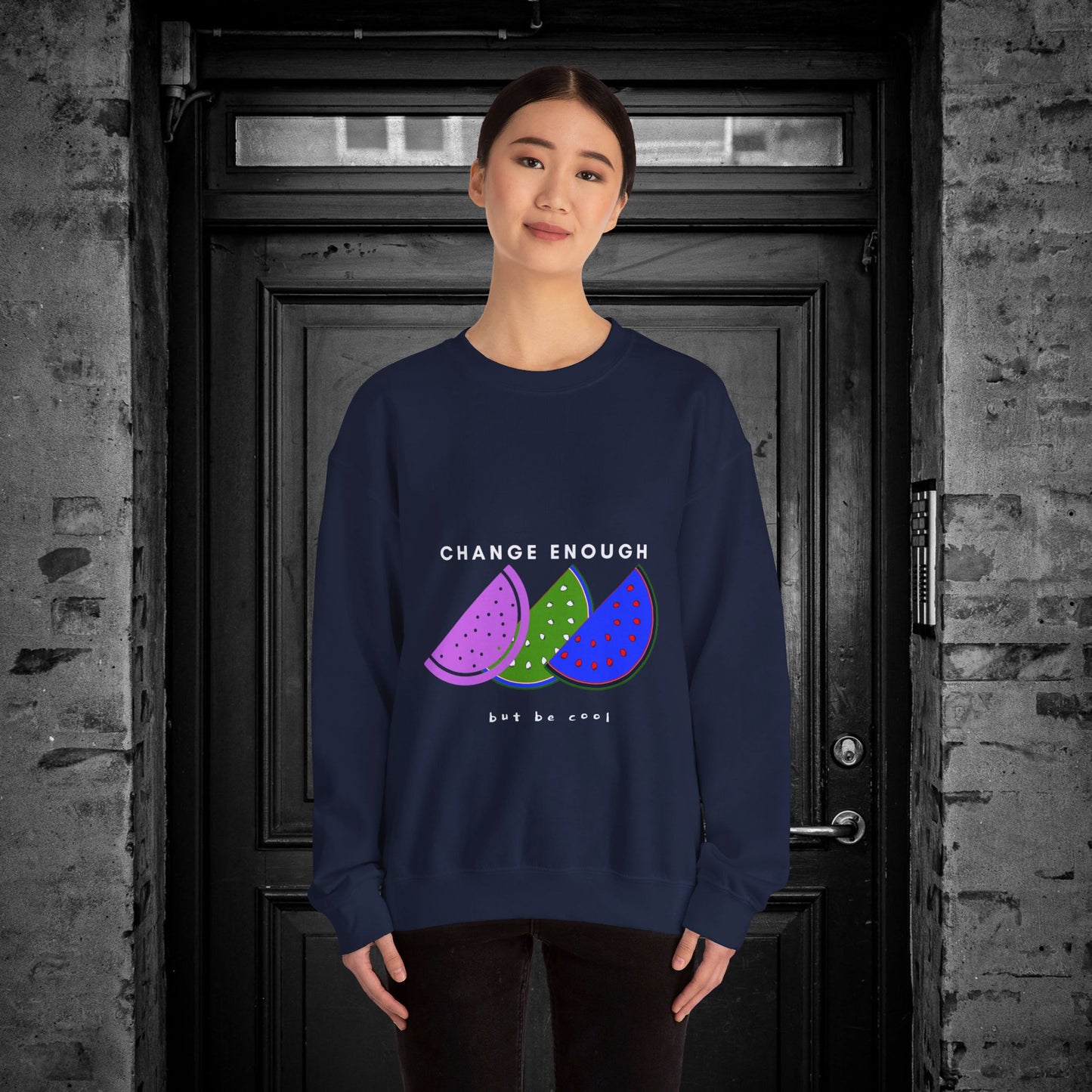 Unisex Heavy Blend™ Crewneck Sweatshirt_ N2+ Series UHBCSS PT2WW003_L imited Edition Pure Luxury for Every Occasion by WesternWaves: