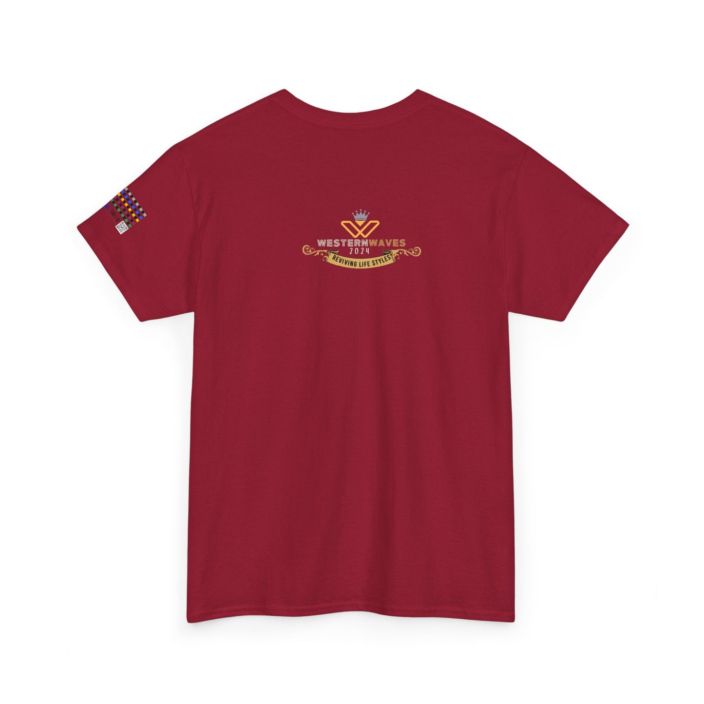 Unisex Heavy Cotton Tee_ Crafted from premium 100% cotton_ N+ Series UHCT PT2WV006_ Limited Edition by WesternWaves: