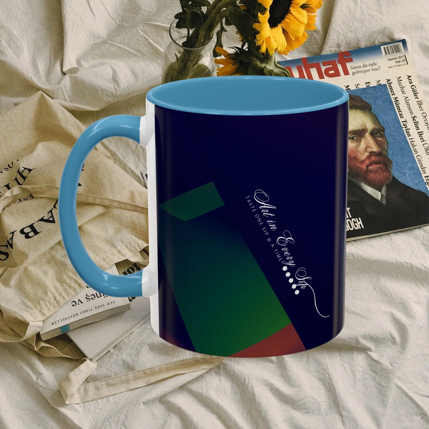Accent Coffee Mug 11, 15oz_ N3+ Series ACM11OZ PT2WW018_ Limited Edition Perfect Blend of Style by WesternWaves: