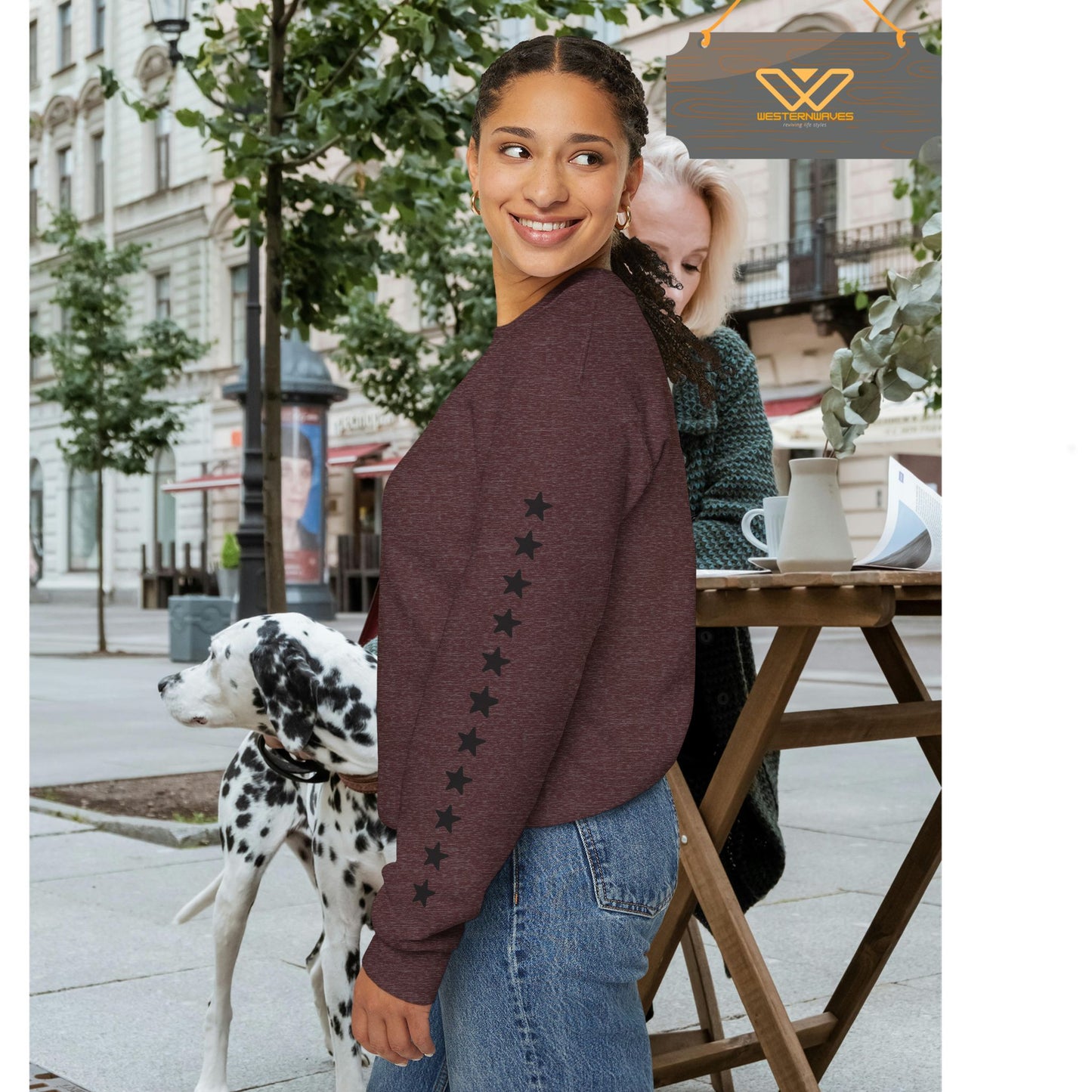 Unisex Heavy Blend™ Crewneck Sweatshirt_ N3+ Series UHBCSS PT2WW032_ Limited Edition Pure Luxury By WesternWaves: