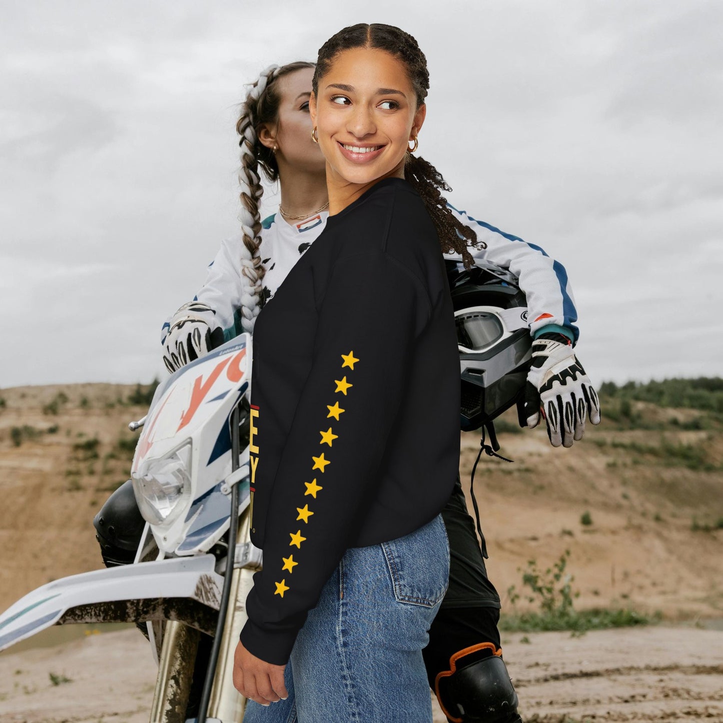 Unisex Heavy Blend™ Crewneck Sweatshirt_ N2 Sports Series UHBCSS PT2WW004_ Limited Edition 'DROPS' Brand Sweatshirt by WesternWaves: