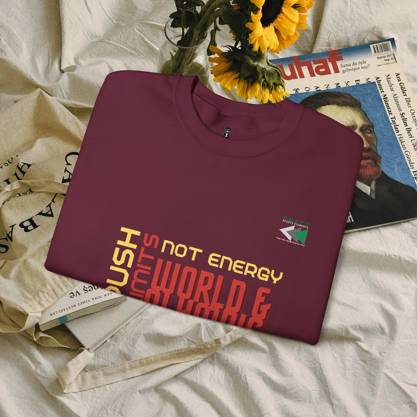 Unisex Heavy Blend™ Crewneck Sweatshirt_ N2 Sports Series UHBCSS PT2WW006_ Limited Edition ‘Zeztz’ Brand Sports Elements by WesternWaves:
