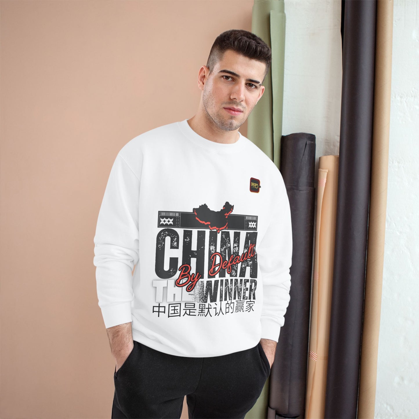 Champion Sweatshirt_ N7+ Series CSS PT2WW001_ China The Winner By Default_ Limited Edition by WesternWaves: