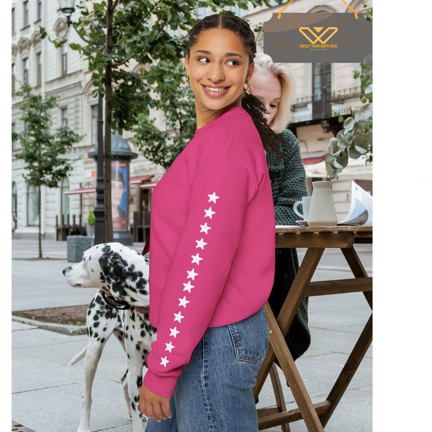 Unisex Heavy Blend™ Crewneck Sweatshirt_ N3+ Series UHBCSS PT2WW033_ Limited Edition Pure Luxury By WesternWaves: