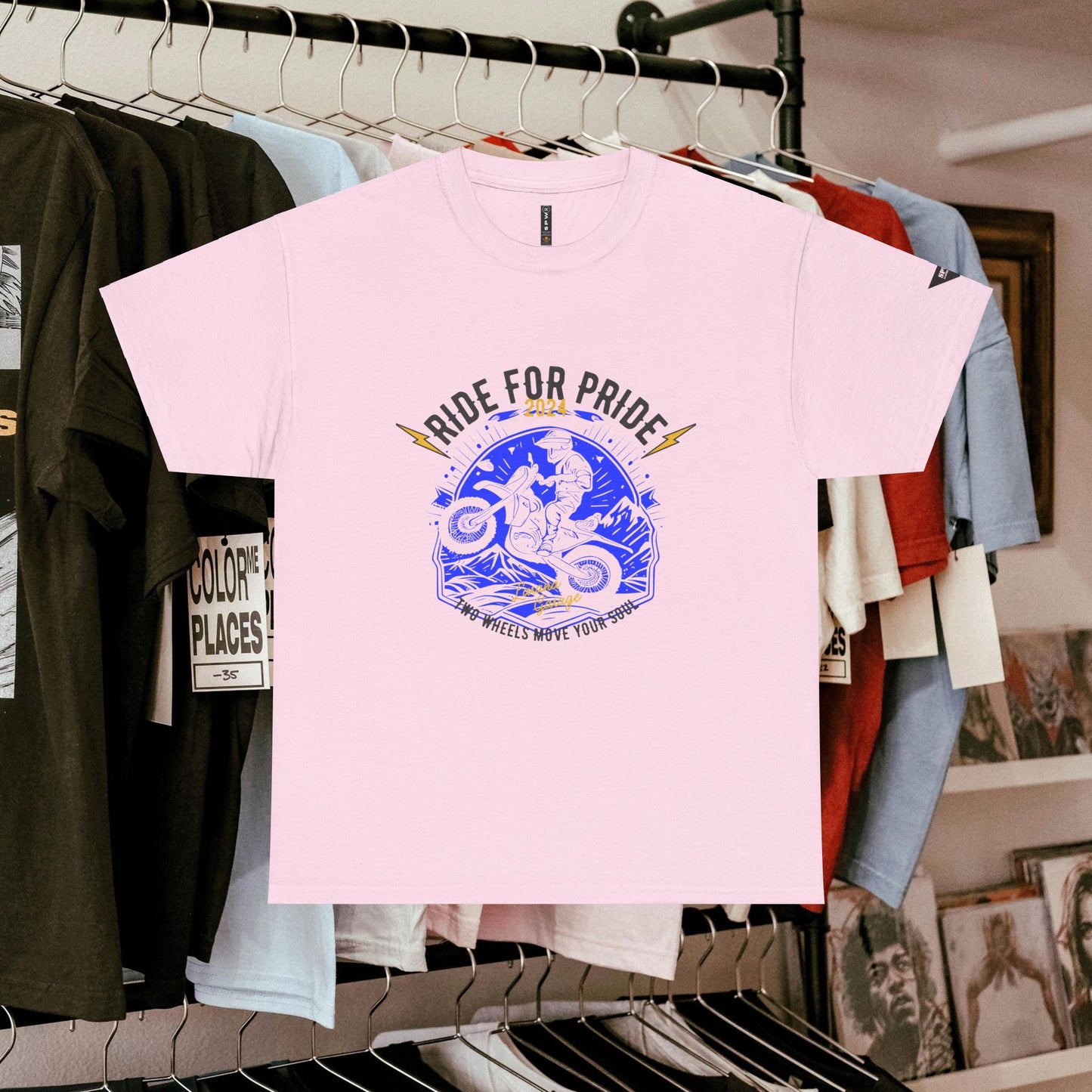 Unisex Heavy Cotton Tee_ Crafted from premium 100% cotton_ N3+ Series UHCT PT2WV004_ Limited Edition by WesternWaves: