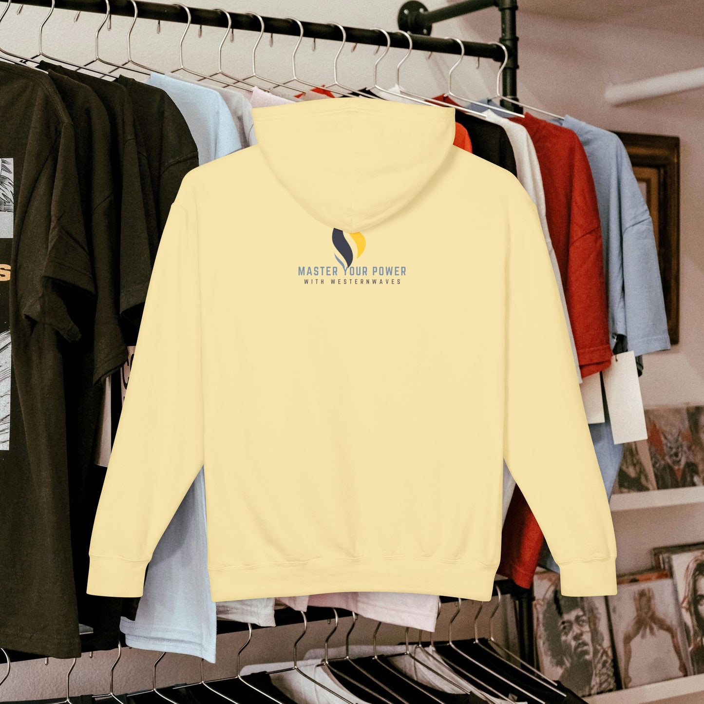 Unisex Lightweight Hooded Sweatshirt – N2+ Series SLWHSS PT2WW006_ Limited Edition Crafted Comfort by WesternWaves: