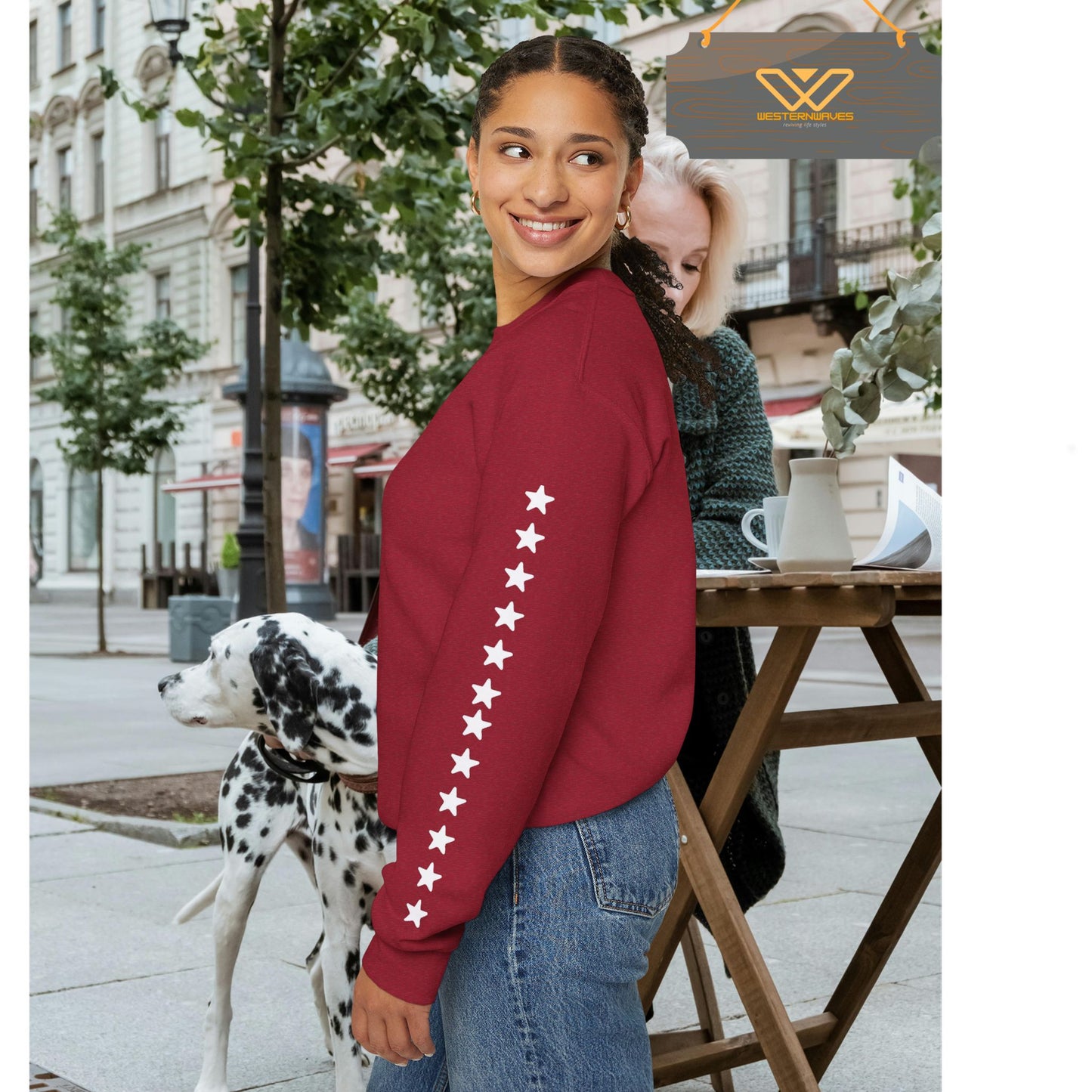 Unisex Heavy Blend™ Crewneck Sweatshirt_ N3+ Series UHBCSS PT2WW033_ Limited Edition Pure Luxury By WesternWaves: