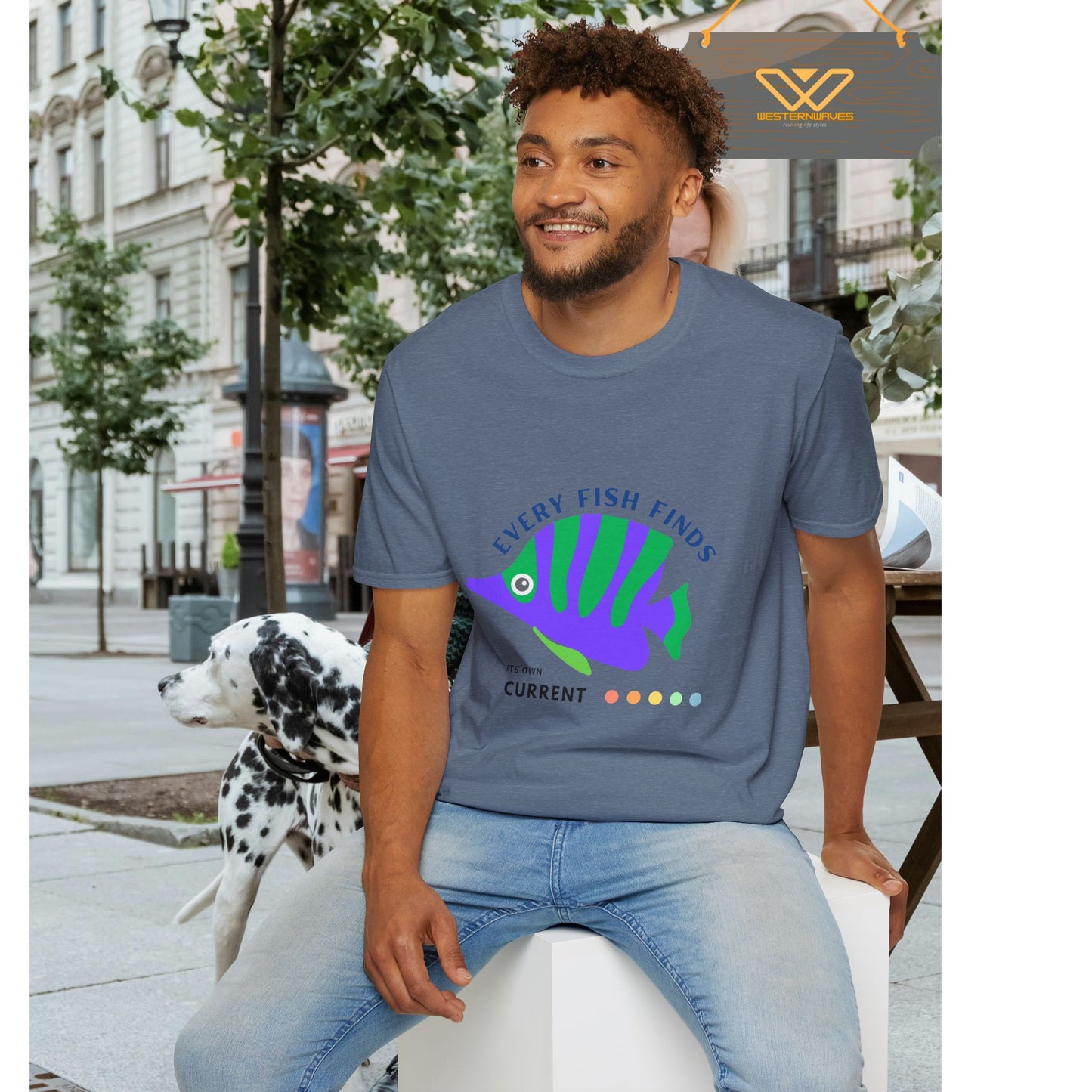 Unisex Softstyle T-Shirt_ N+ Series USSTS FT2WW009_ Limited Edition by WesternWaves: