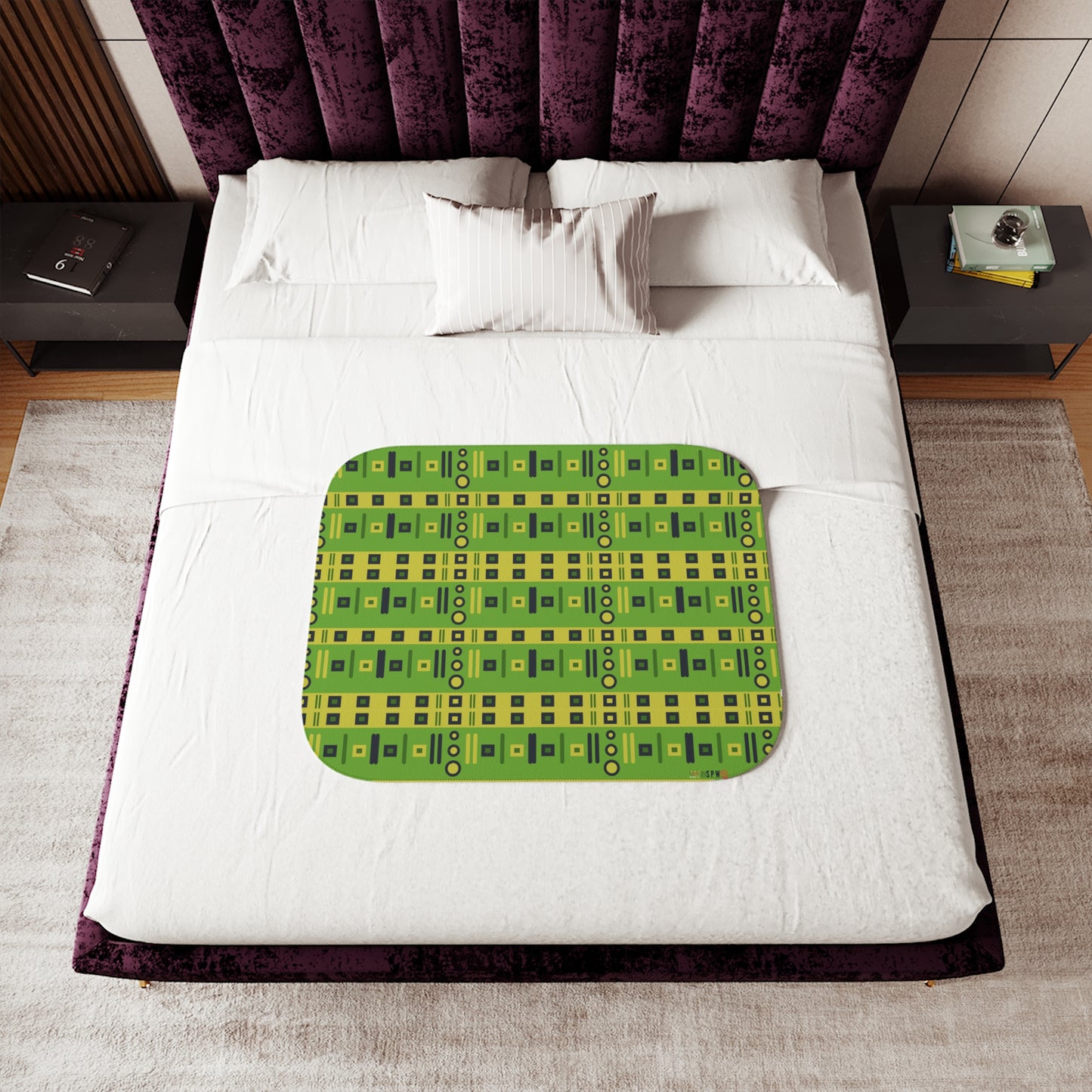 Sherpa Blankets (Two Colors)_ N2 Series SBI2C PT2WW002_ Limited Edition Customizable Design by WesternWaves: