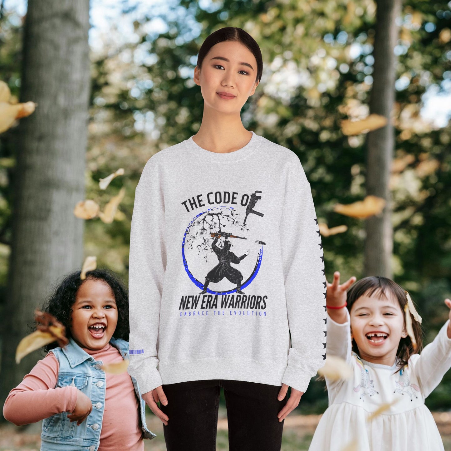 Unisex Heavy Blend™ Crewneck Sweatshirt_ N3+ Series UHBCSS PT2WV010_ Limited Edition Timeless Style by WesternWaves: