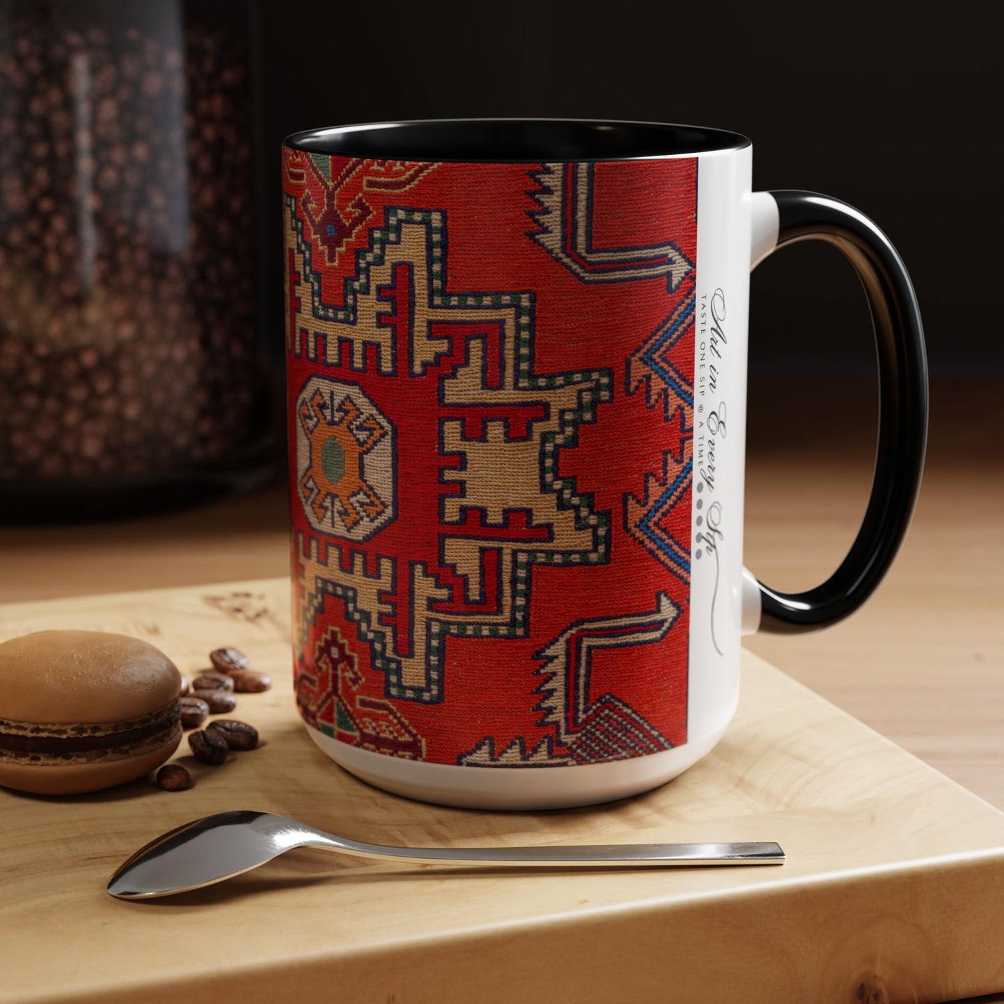 Accent Coffee Mug 11, 15oz_ N3+ Series ACM11OZ PT2WW019_ Limited Edition Perfect Blend of Style by WesternWaves: