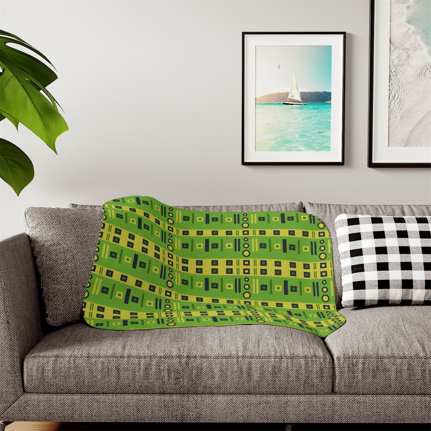 Sherpa Blankets (Two Colors)_ N2 Series SBI2C PT2WW002_ Limited Edition Customizable Design by WesternWaves: