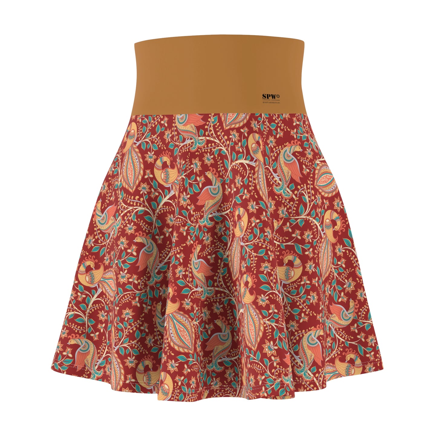 Women's Skater Skirt (AOP)_ N3+ Series WSSAOP PT2WW001_ Freedom Flare Limited Edition by WesternWaves