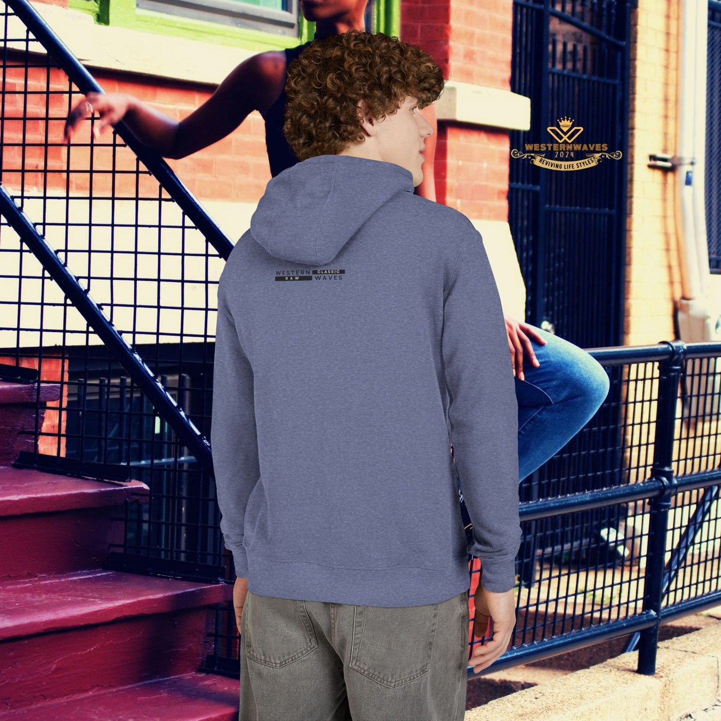 Unisex French Terry hoodie_ N8* Series USFTH PT2WW001_ Limited Edition Everyday Comfort by WesternWaves:
