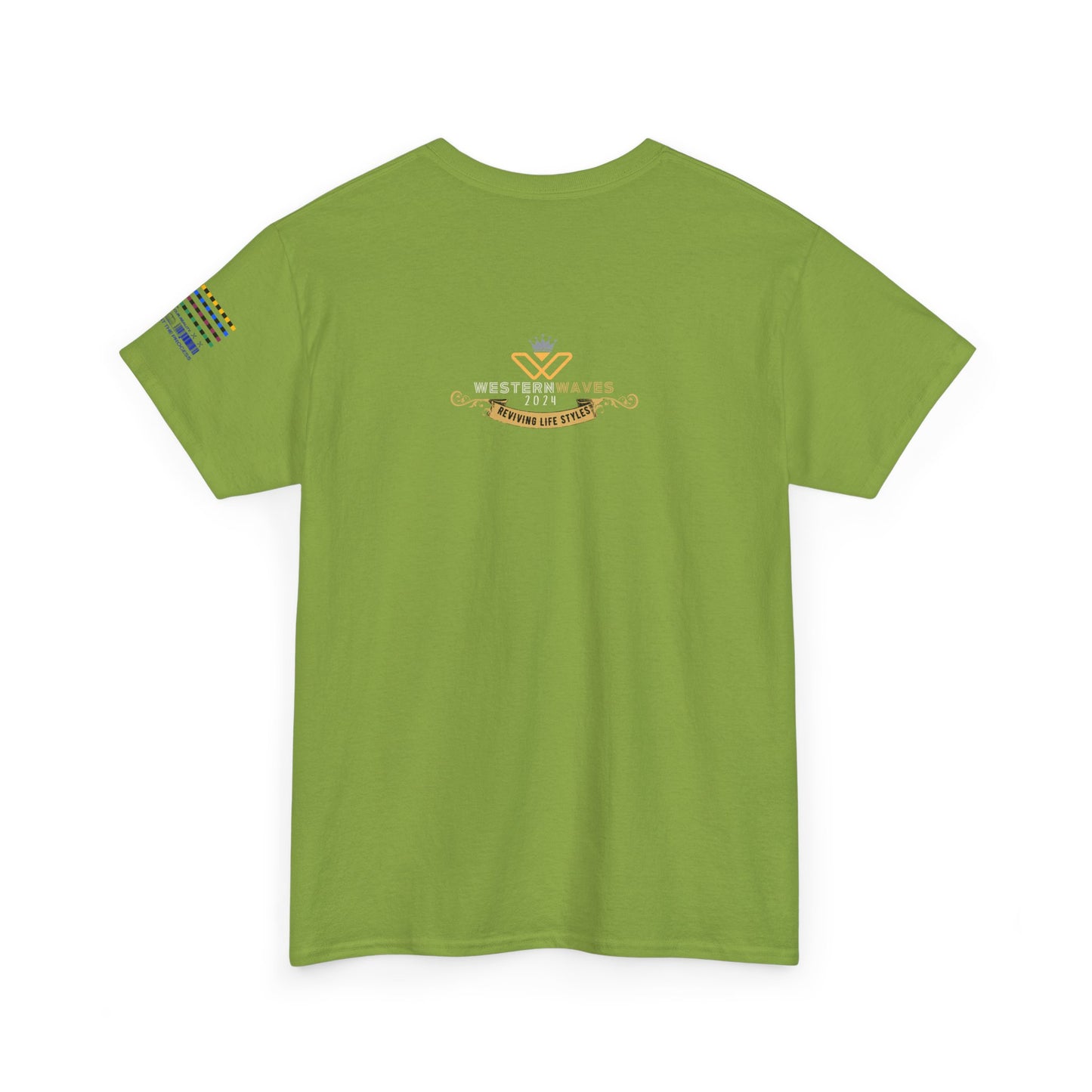 Unisex Heavy Cotton Tee_ Crafted from premium 100% cotton_ N+ Series UHCT PT2WV003_ Limited Edition by WesternWaves: