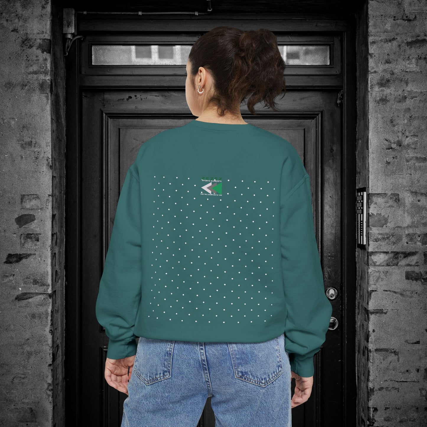 Unisex Garment-Dyed Sweatshirt_ N2 Series USGDSS PT2WW001_ Limited Edition Masterpiece of ‘ZeztZ’ Sports Brand Luxury & Casual Comfort by WesternWaves: