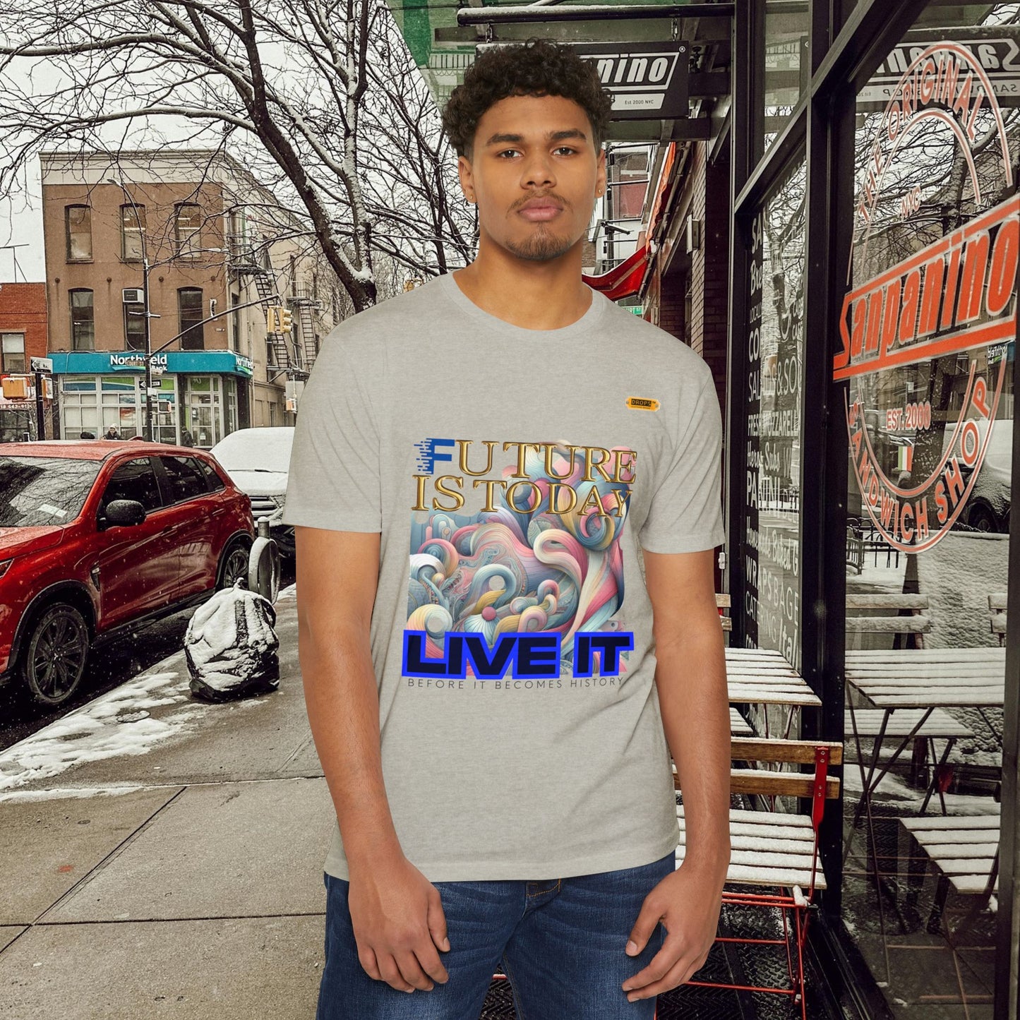 Unisex CVC Jersey T-shirt_ 16 June 2025_ Limited Edition Casual Fashion by WesternWaves: