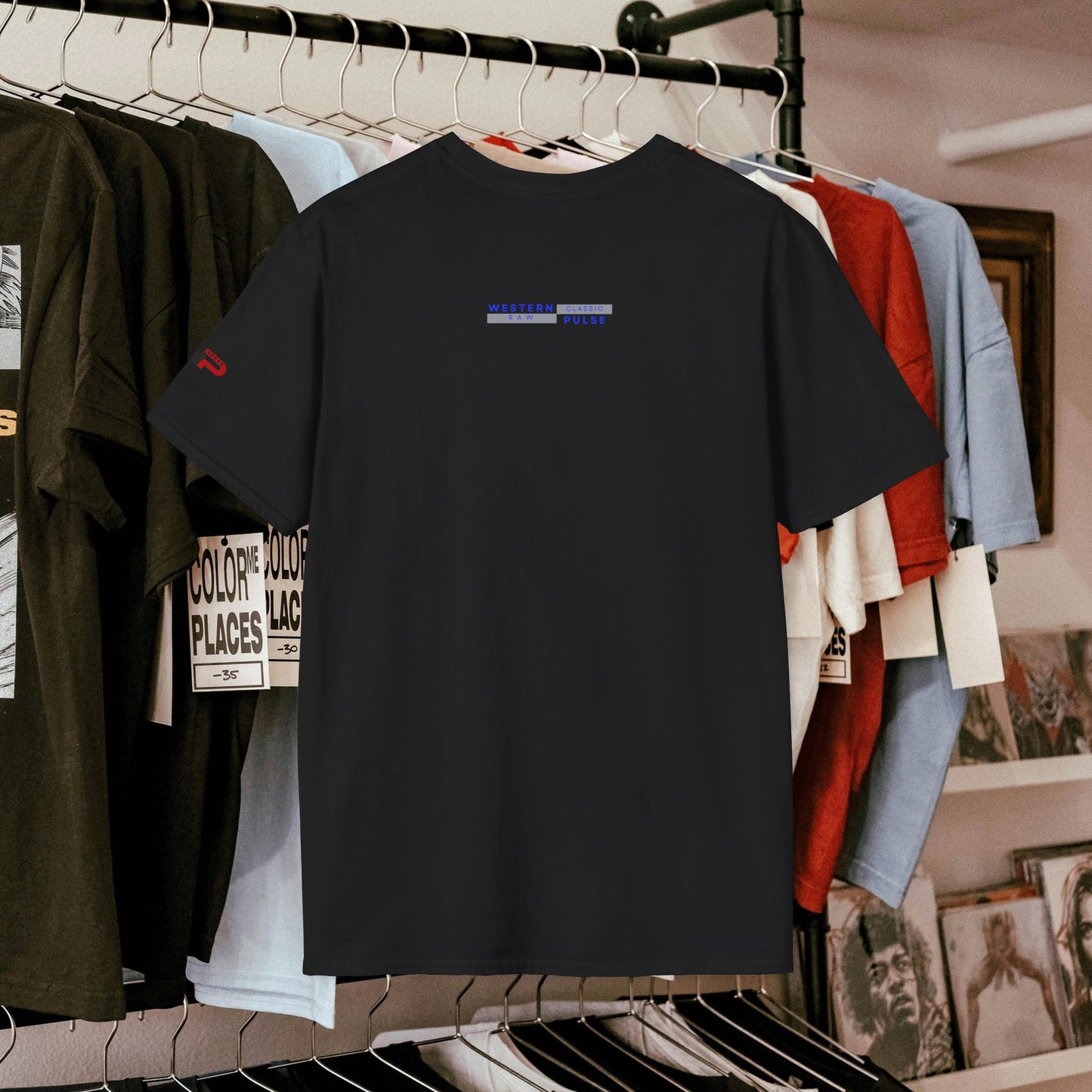 Every Line Graphic Unisex Softstyle T-Shirt | Retro Art Tee, Casual Wear, Gift for Art Lovers, Streetwear, Everyday Style