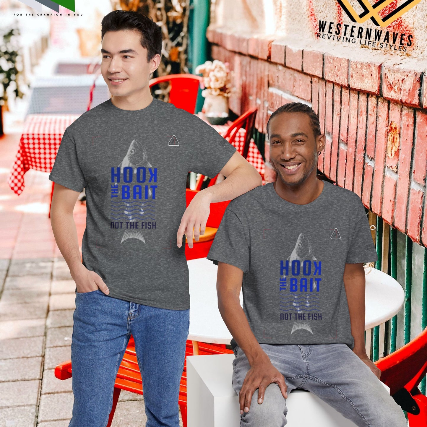 Unisex Heavy Cotton Tee_ Crafted from premium 100% cotton_ N2 Series UHCT PT2WW001_ Limited Edition Comfort & Durability by WesternWaves: