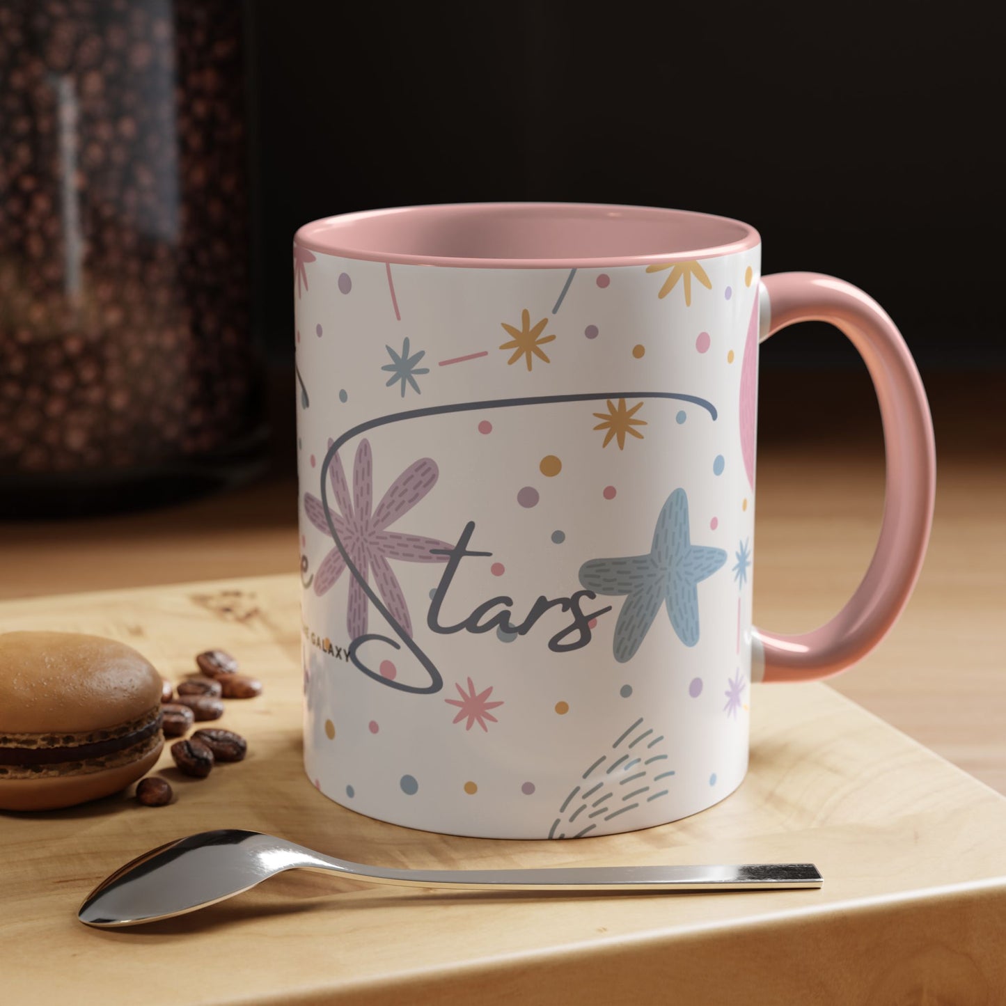 Accent Coffee Mug (11, 15oz) _ N3+ Series ACMUG PT2WW007_ Limited Edition Blend Style & Functionality by WesternWaves: