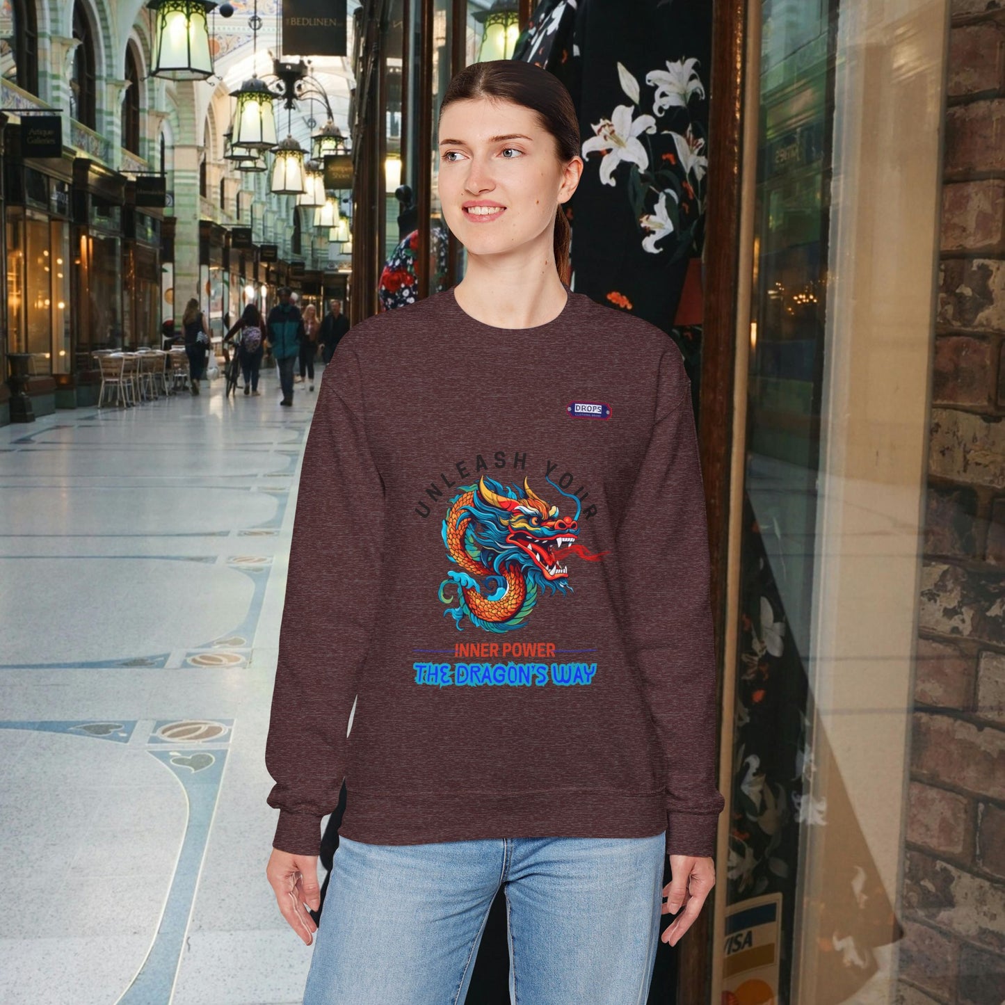 Unisex Heavy Blend™ Crewneck Sweatshirt_ N2 Series UHBCSS PT2WW007_ Limited Edition Pure Luxury for Every Occasion by WesternWaves: