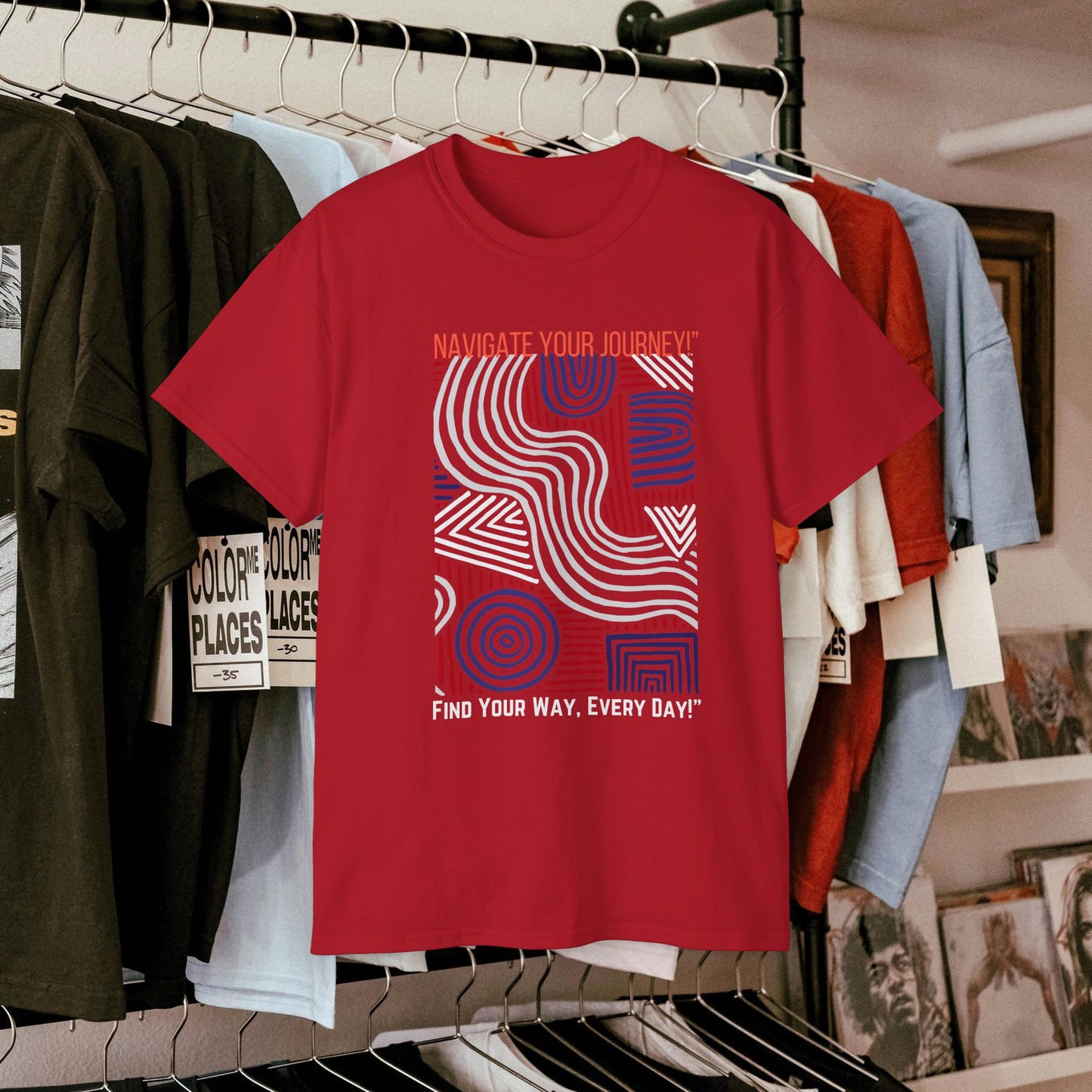 Unisex Ultra Cotton Tee_ Classic Comfort Unleashed_ N2+ Series USUCTEE PT2WW005_ Limited Edition Maximum Comfort & Style by WesternWaves: