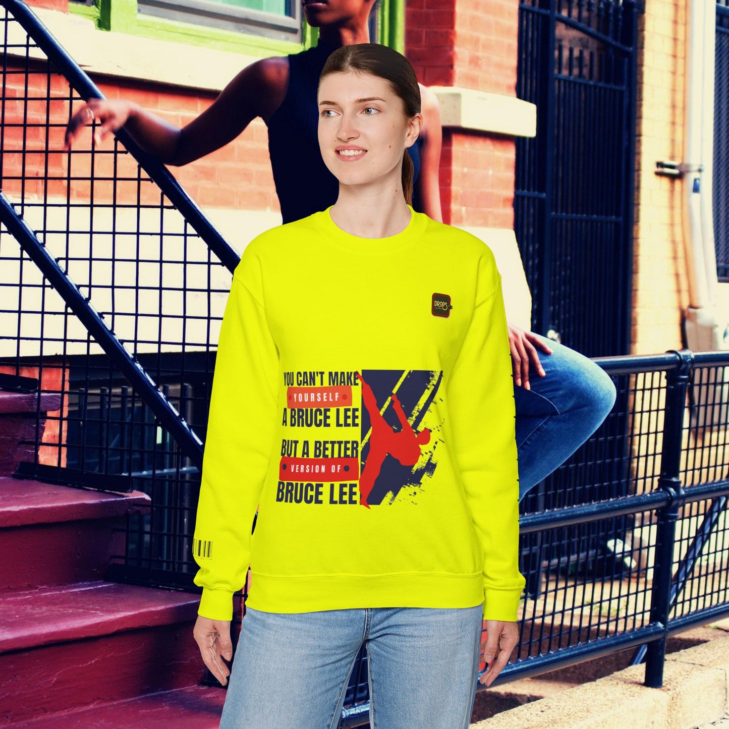 Unisex Heavy Blend™ Crewneck Sweatshirt_ N2 Sports Series UHBCSS PT2WW010_ Limited Edition ‘Zeztz’ Brand Sports Elements by WesternWaves:
