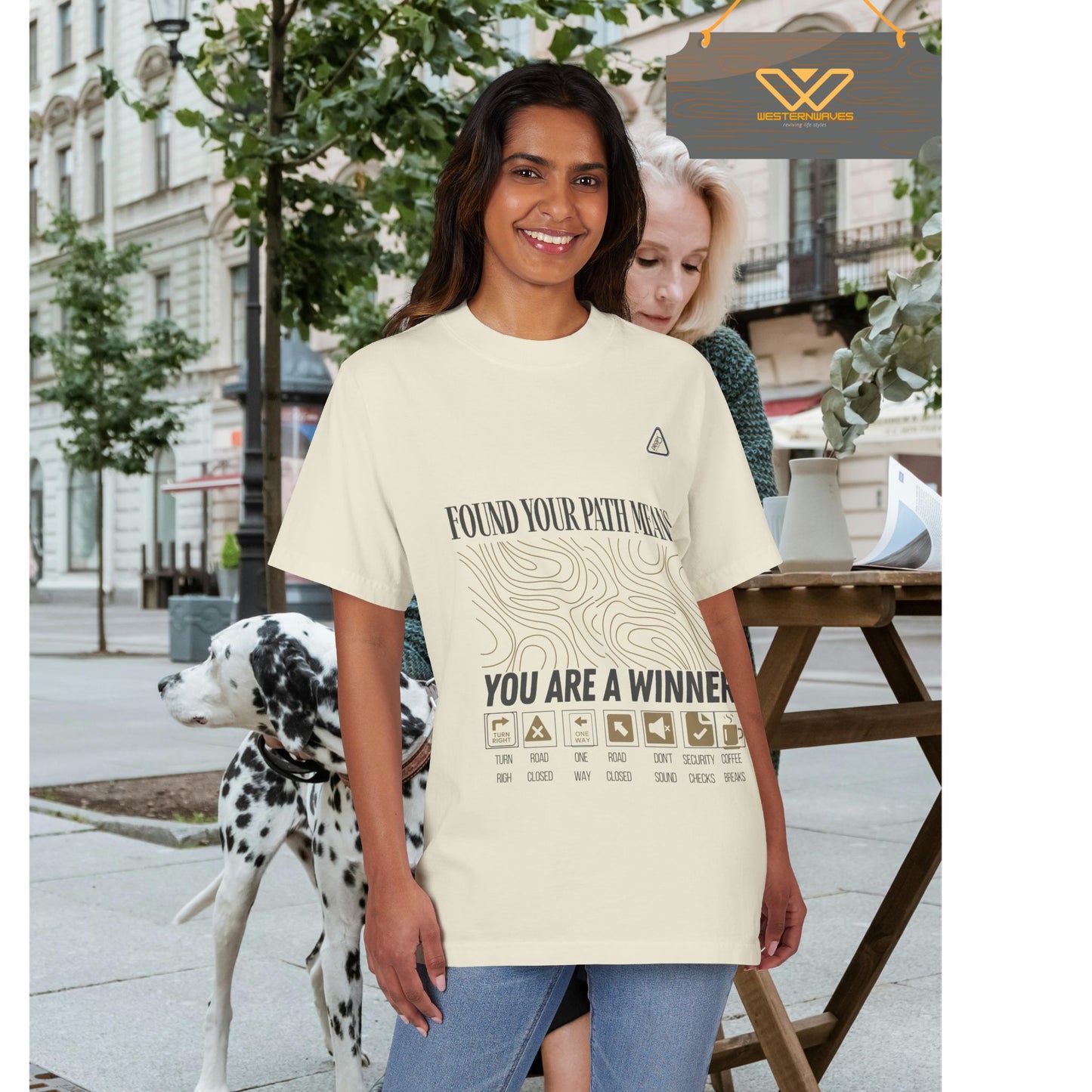 Unisex Garment-Dyed T-shirt_ N3+ Series USGDTS PT2WW005_ Comfort Colors 1717_ Limited Edition Fusion of Style by WesternWaves: