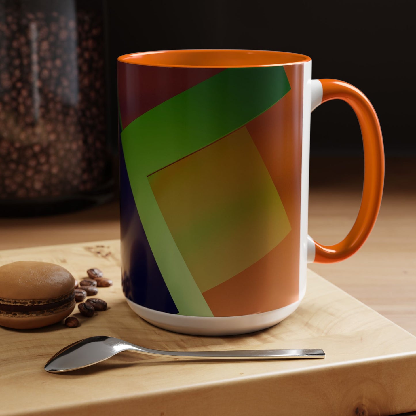 Accent Coffee Mug 11, 15oz_ N3+ Series ACM11OZ PT2WW018_ Limited Edition Perfect Blend of Style by WesternWaves: