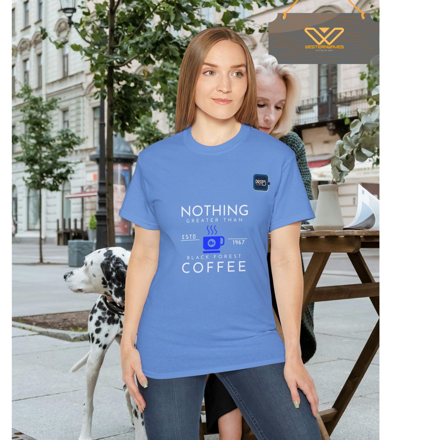 Unisex Ultra Cotton Tee_ Classic Comfort Unleashed_ N2+ Series USUCTEE PT2WW006_ Limited Edition Maximum Comfort & Style by WesternWaves: