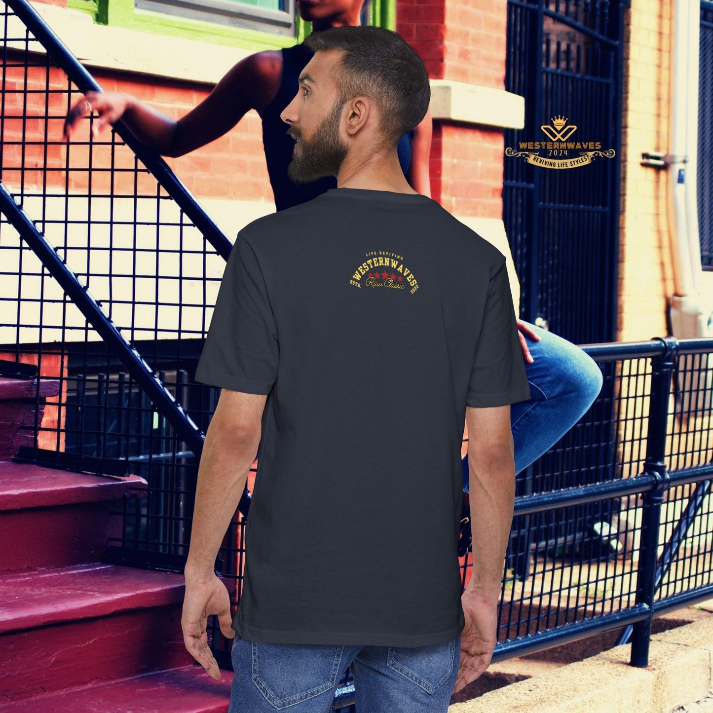 Unisex District® Re-Tee®_ N Series USDRR_ PT2WW001_ Sustainable Style by WesternWaves: