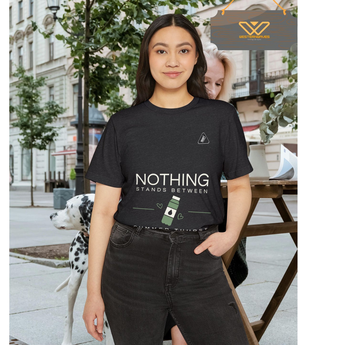 Eco-Friendly Unisex T-Shirt_ N7* Series ECOFUSTS PT2WW001_ Limited Edition Eco-Friendly T-Shirt by WesternWaves: