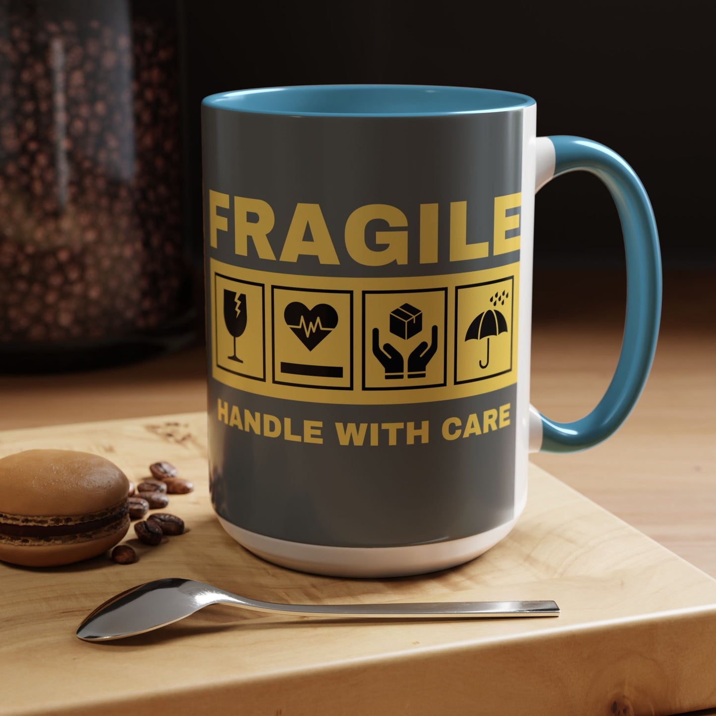 Accent Coffee Mug 11, 15oz_ N3+ Series ACM11OZ PT2WW017_ Limited Edition Perfect Blend of Style by WesternWaves: