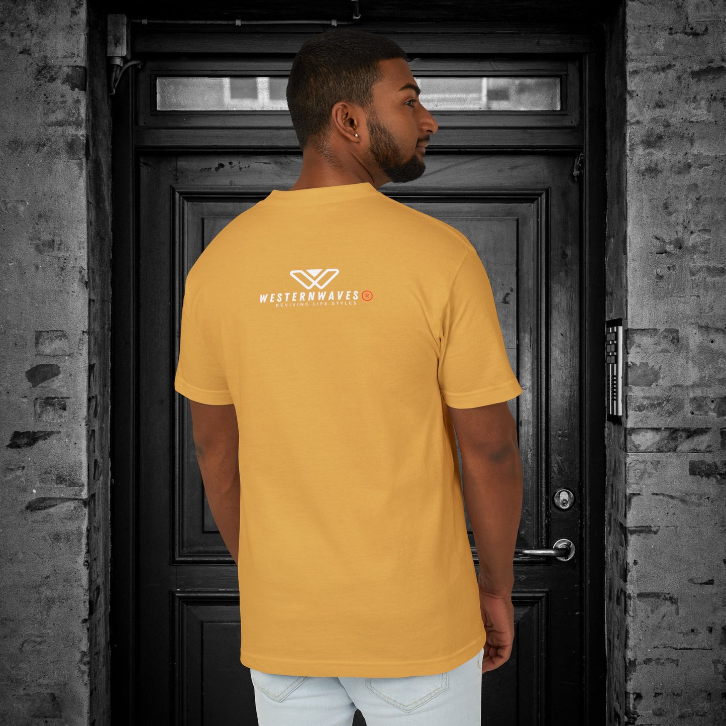 Unisex Garment-Dyed Heavyweight Cotton Tee_ N2+ Series USGDHWCTEE PT2WW007_ Limited Edition Statement of Style by WesternWaves: