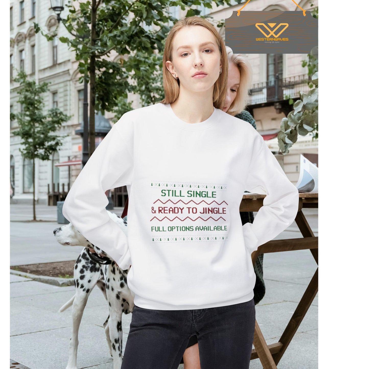 Softstyle Fleece Sweatshirt - N3+ Series SSFSS PT2WW001_ Limited Edition Cozy, Eco-Friendly, Unisex product by WesternWaves: