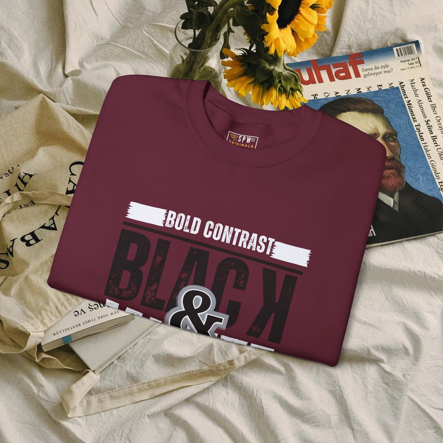 Unisex Heavy Blend™ Crewneck Sweatshirt_ N+ Series UHBCSS PT2WW028_ Limited Edition by WesternWaves: